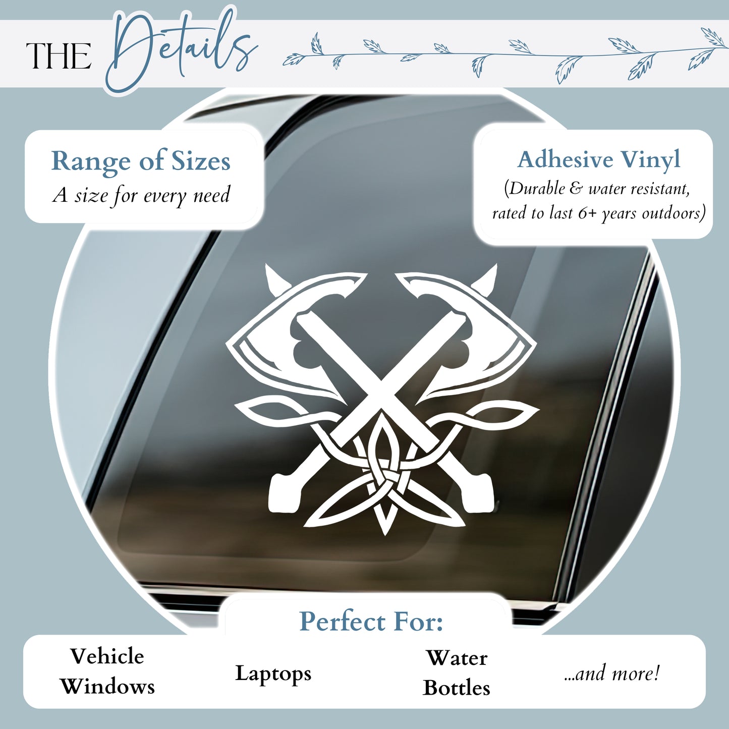 Viking Axe Vinyl Decal