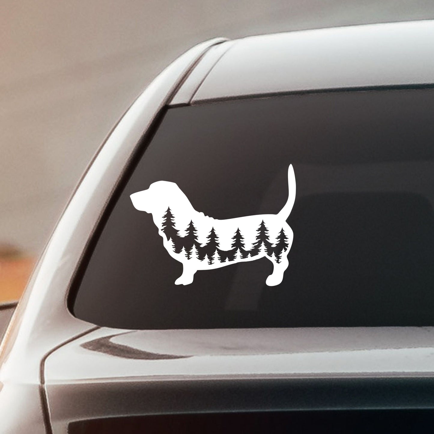 Basset Hound Dog Vinyl Decal