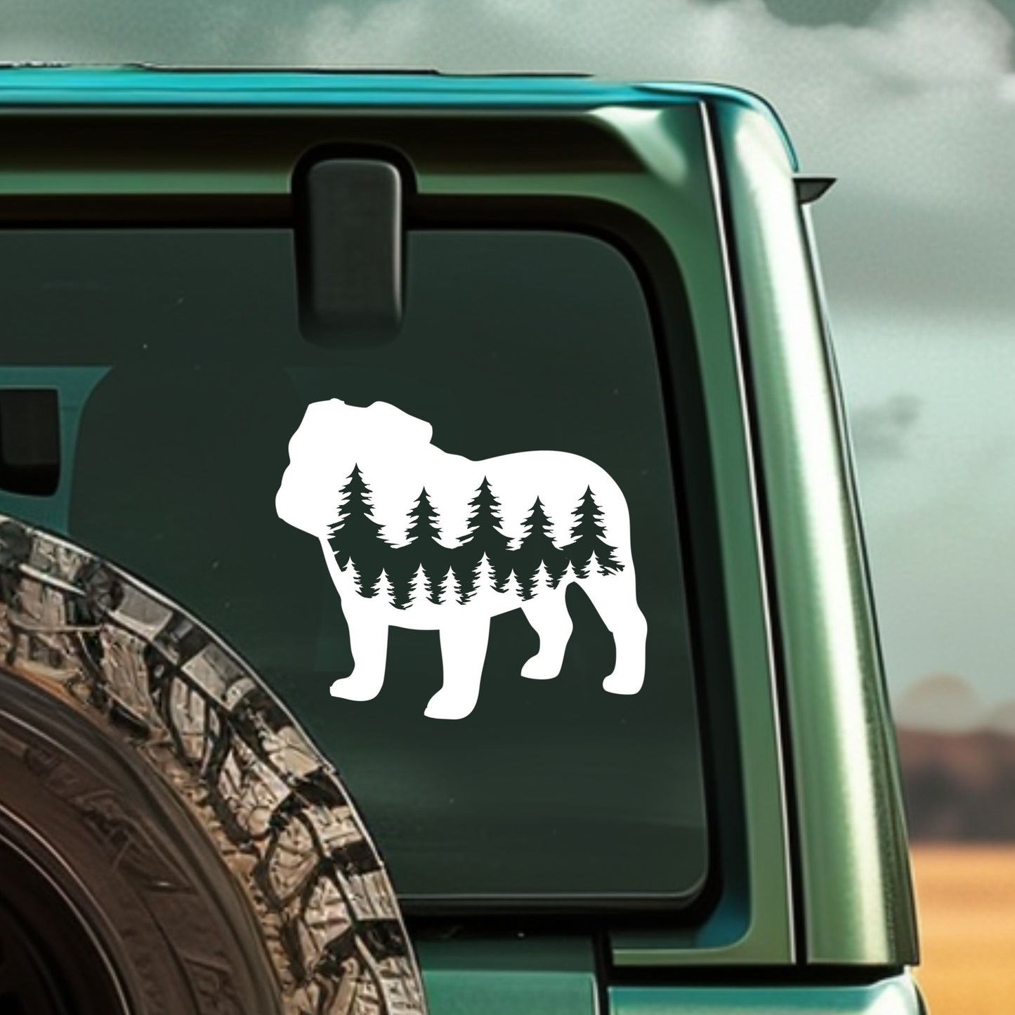 Bulldog Dog Vinyl Decal