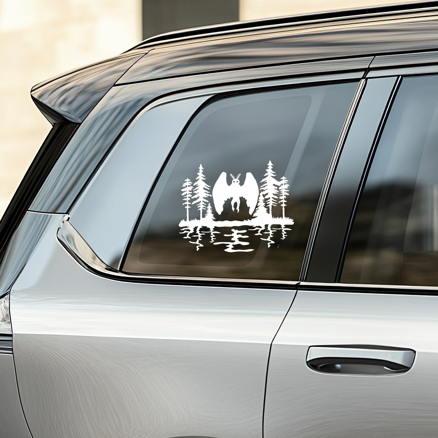 Mothman Cryptid Vinyl Decal