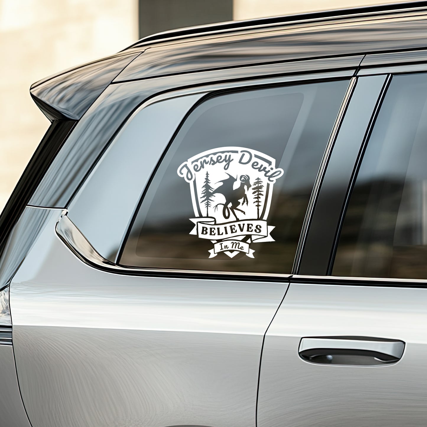 Jersey Devil Cryptid Vinyl Decal