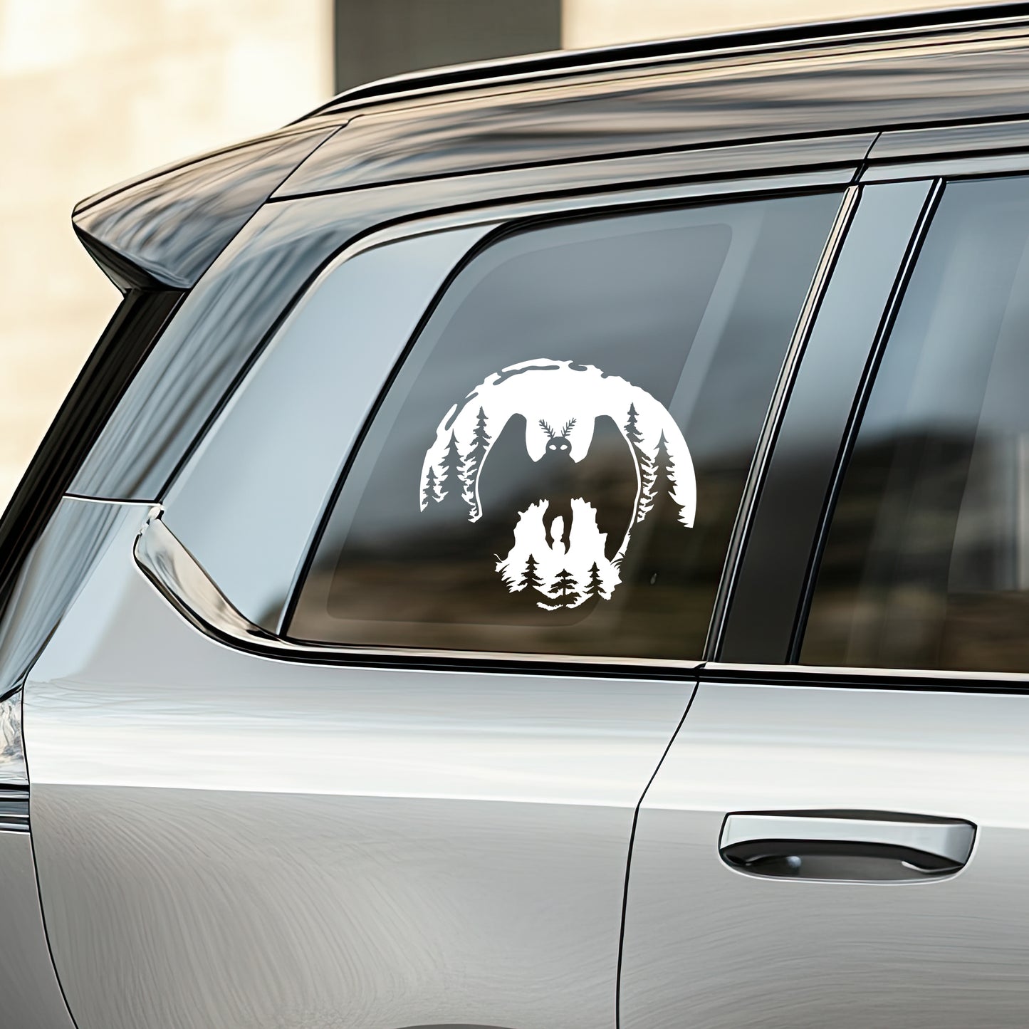Mothman Cryptid Vinyl Decal