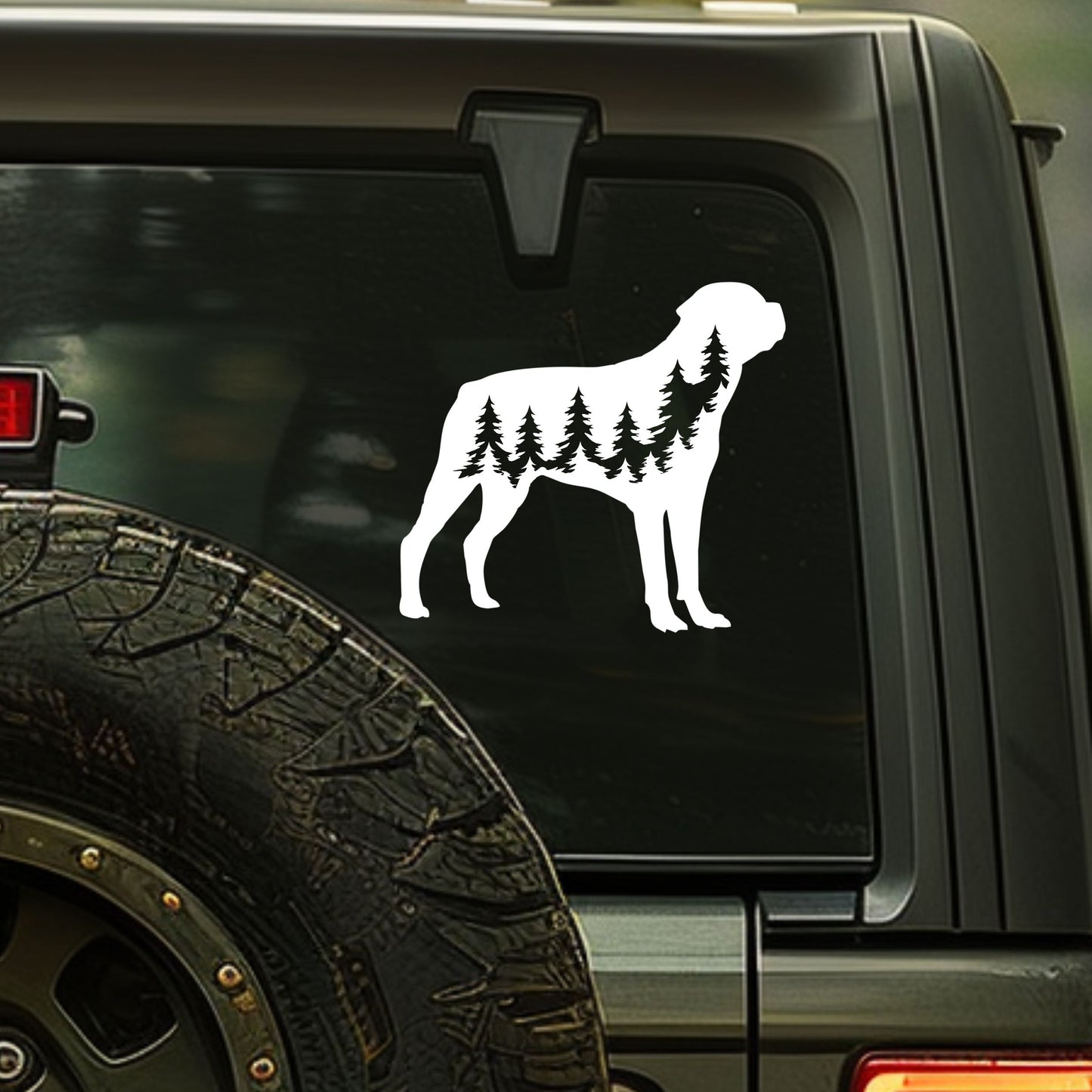 Rottweiler Dog Vinyl Decal