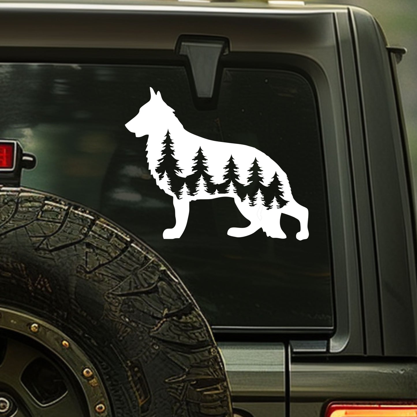 German Shepherd Dog Vinyl Decal