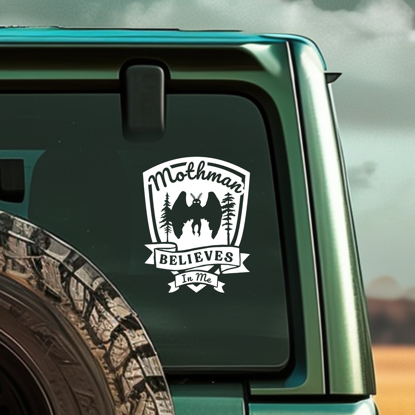 Mothman Cryptid Vinyl Decal
