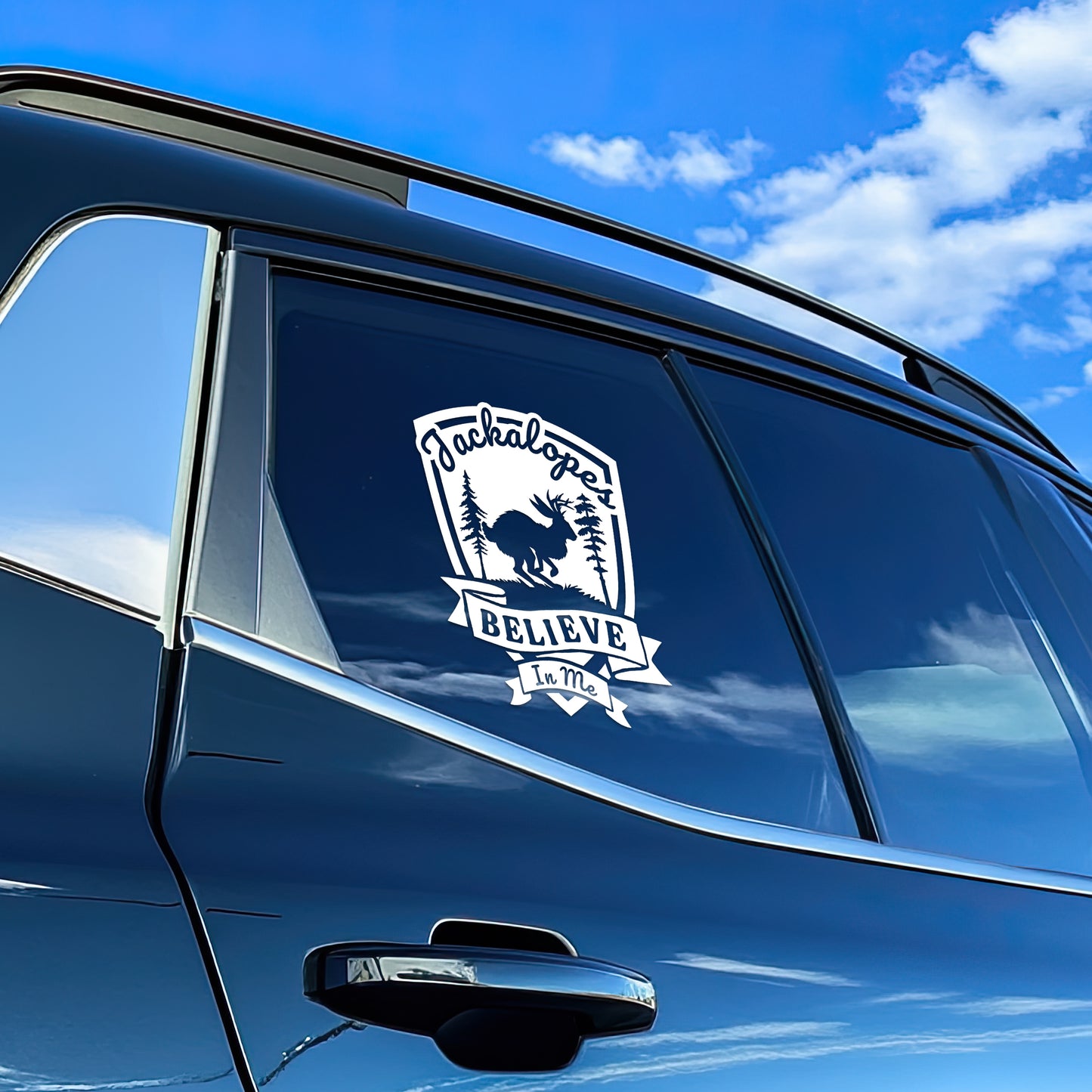 Jackalope Cryptid Vinyl Decal