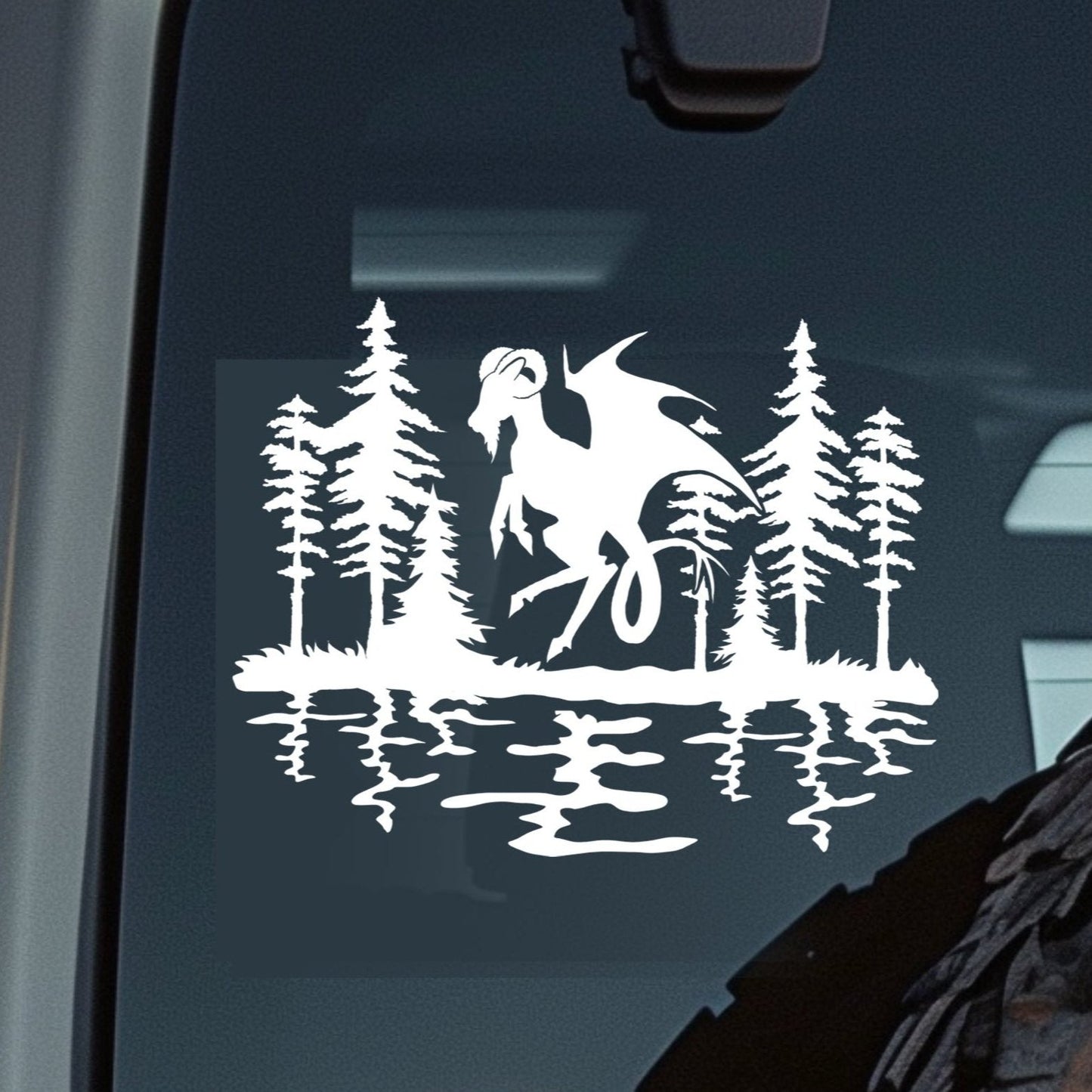 Jersey Devil Cryptid Vinyl Decal