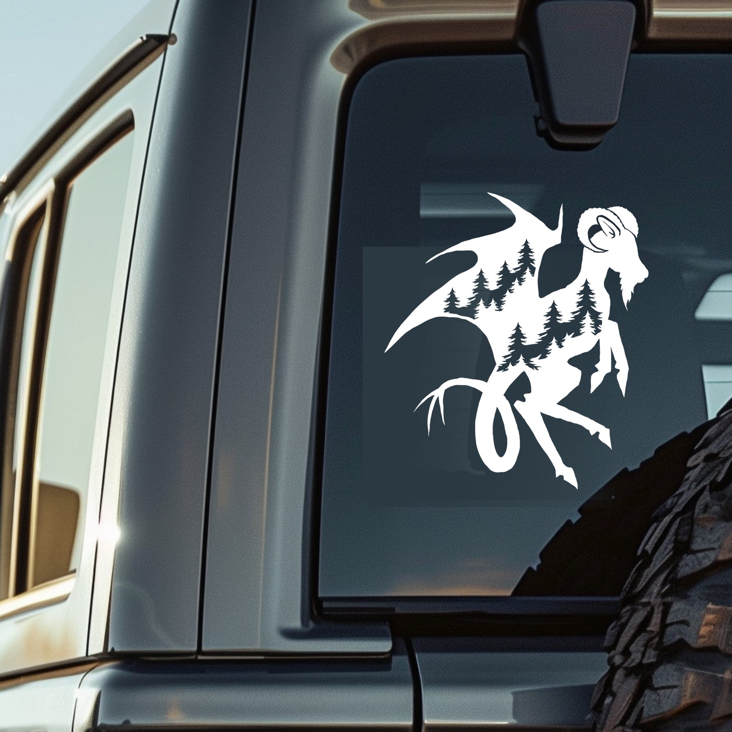 Jersey Devil Cryptid Vinyl Decal