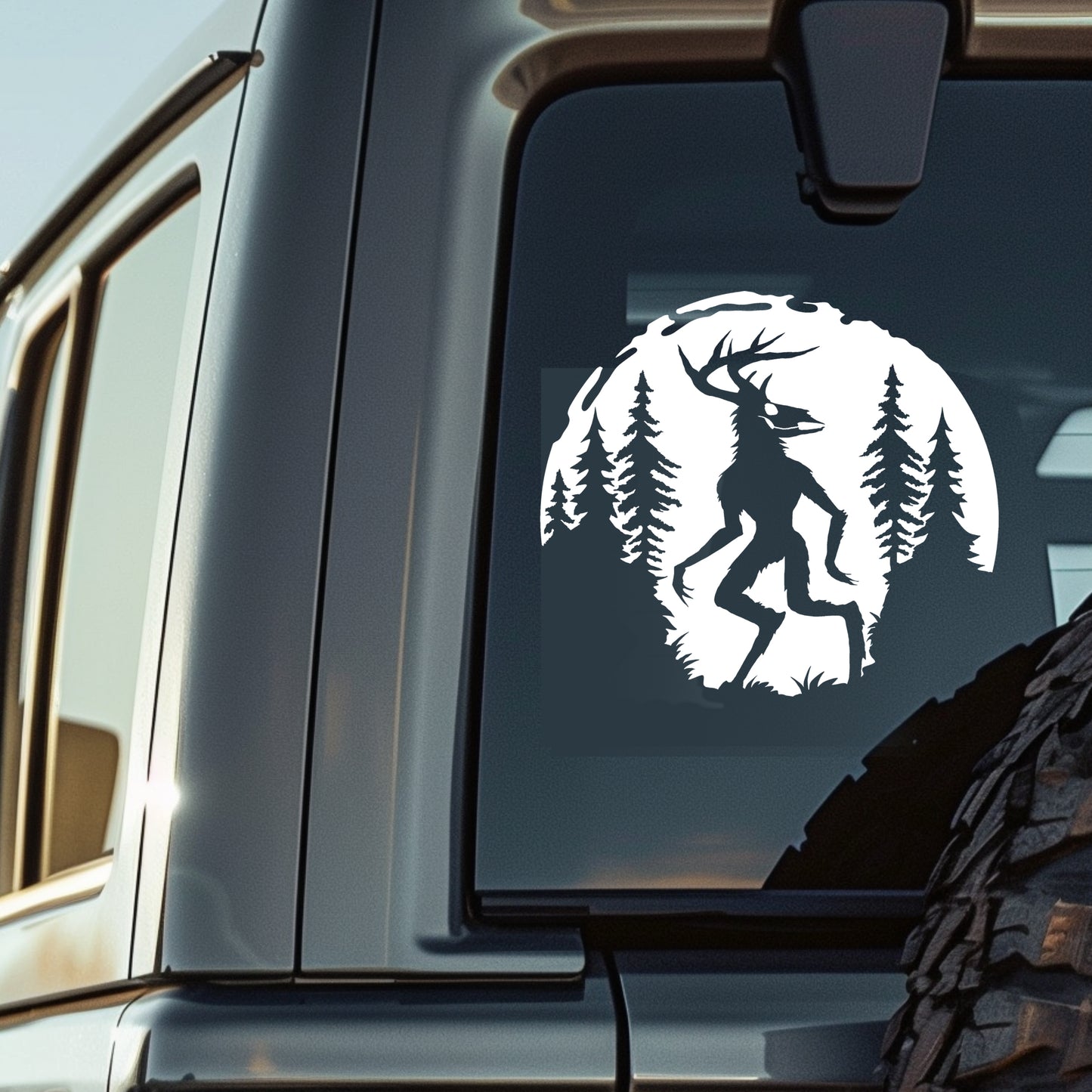 Wendigo Cryptid Vinyl Decal