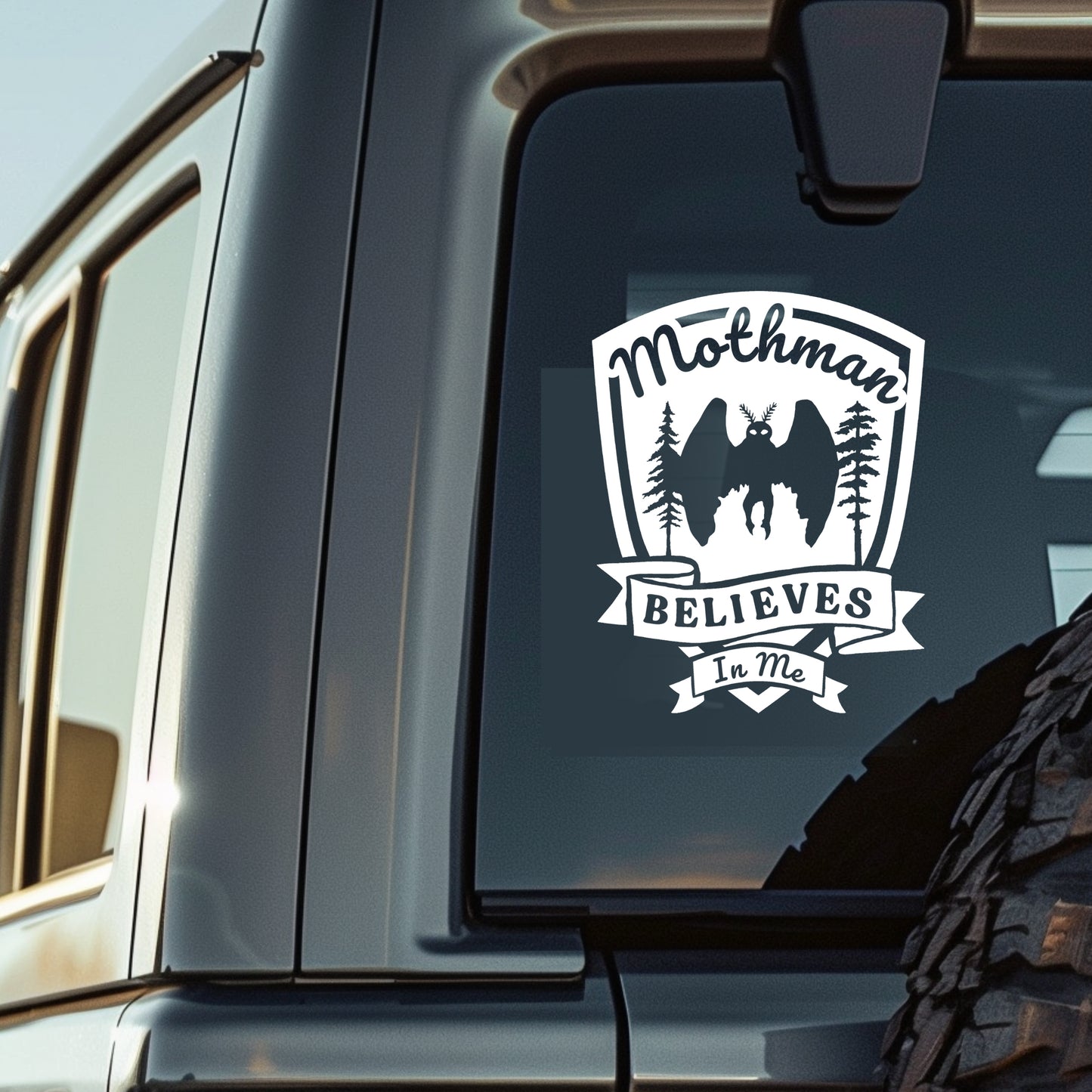 Mothman Cryptid Vinyl Decal