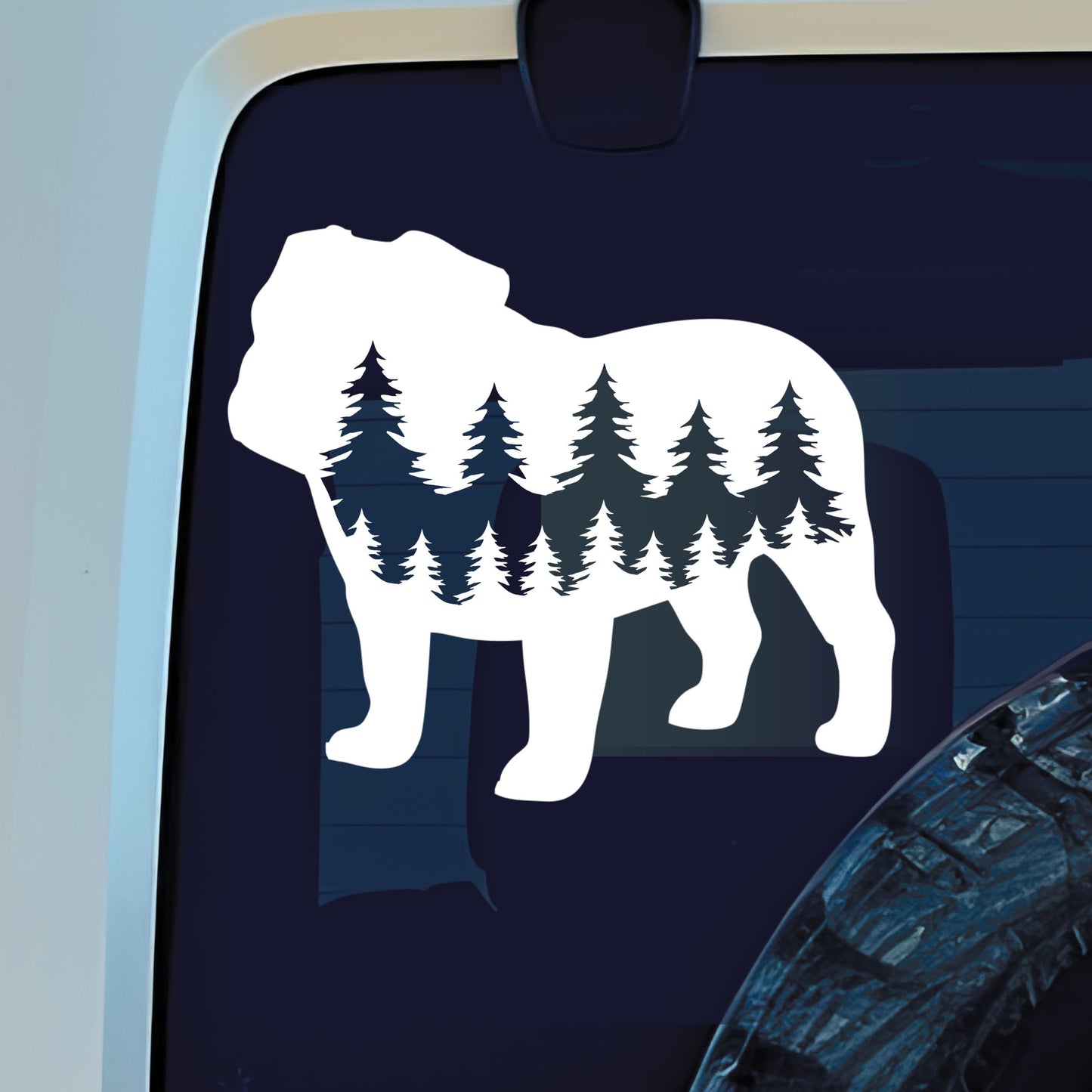 Bulldog Dog Vinyl Decal