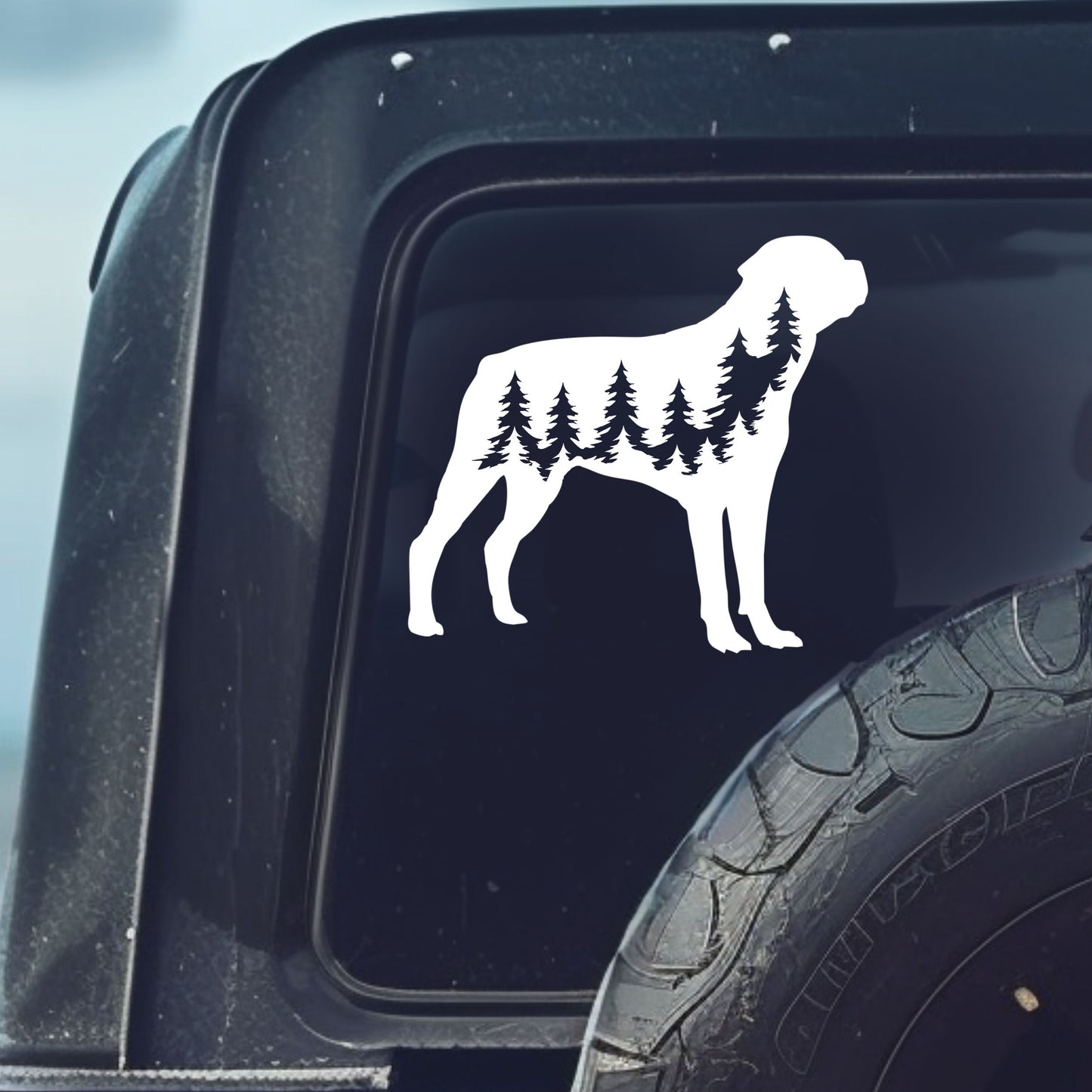 Rottweiler Dog Vinyl Decal