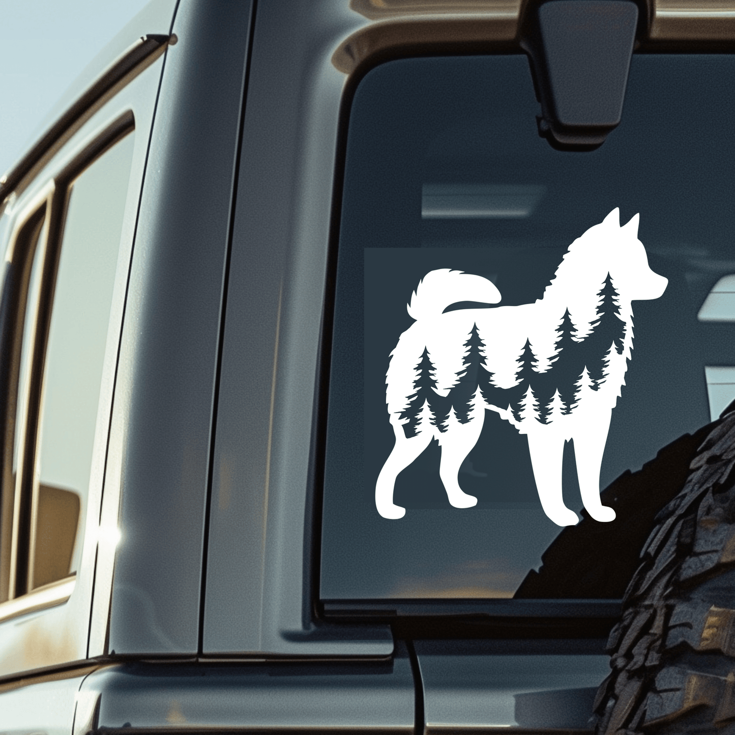 Husky Dog Vinyl Decal