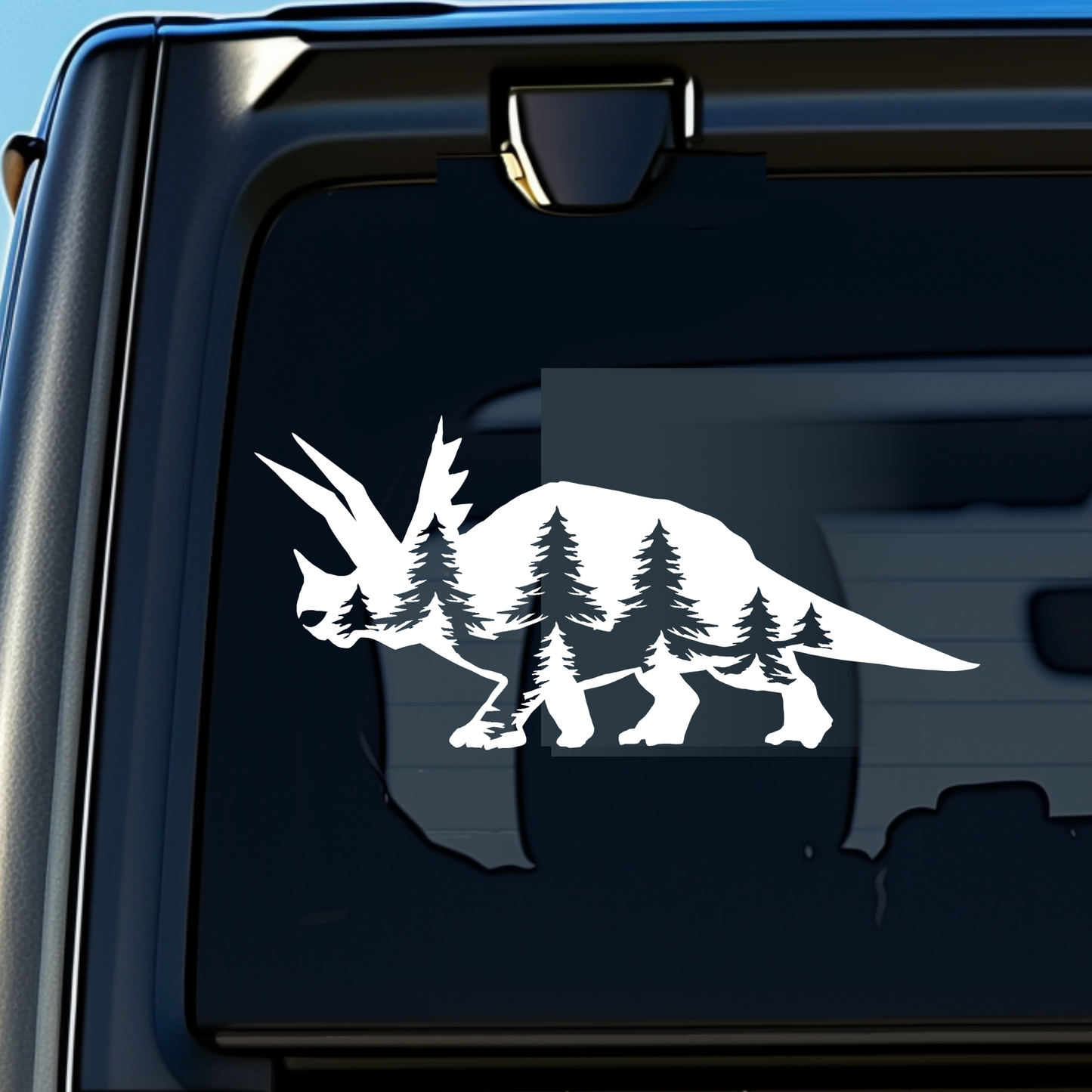 Triceratops Vinyl Decal