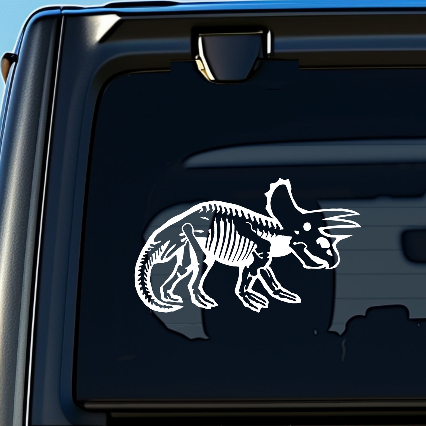 Triceratops Vinyl Decal