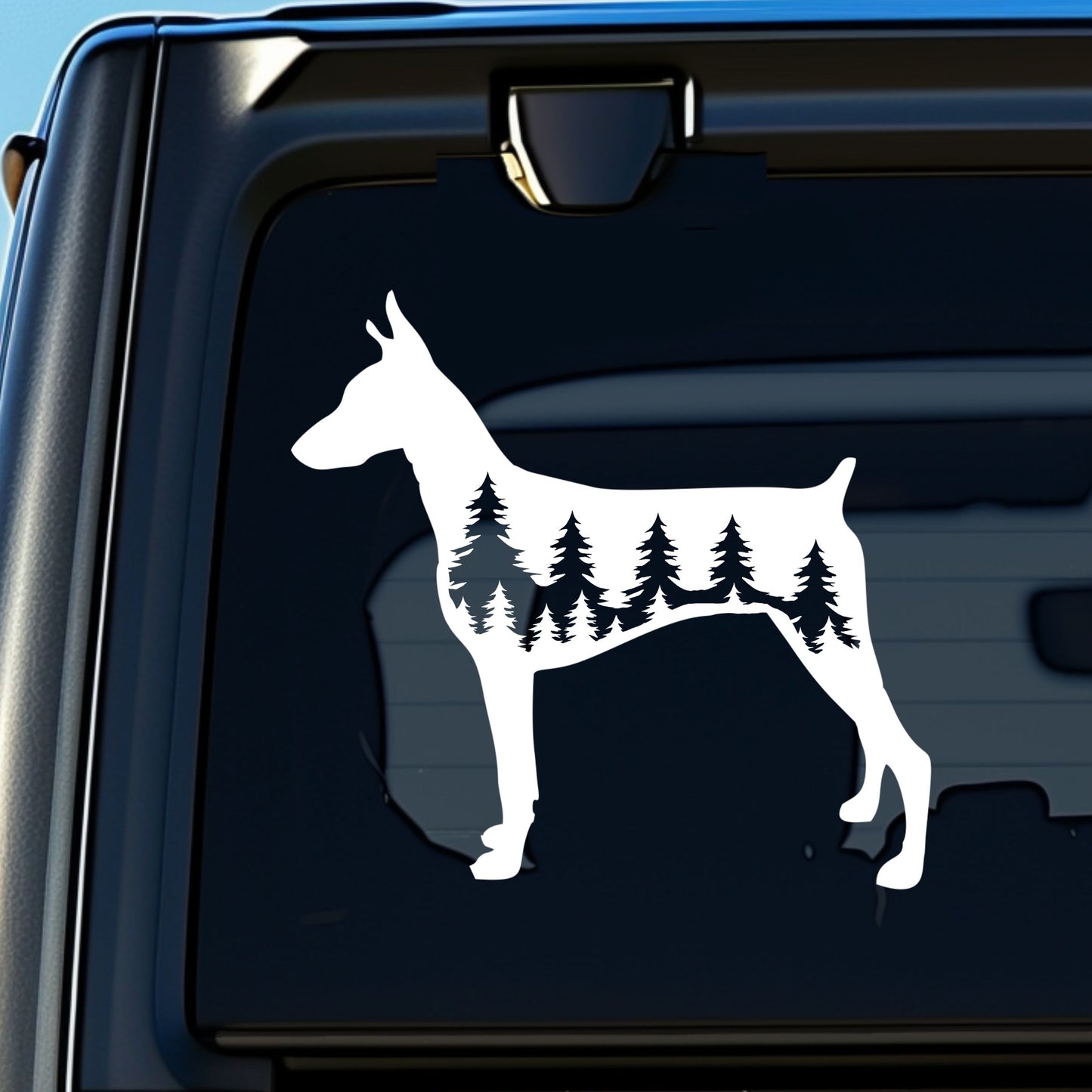 Doberman Dog Vinyl Decal