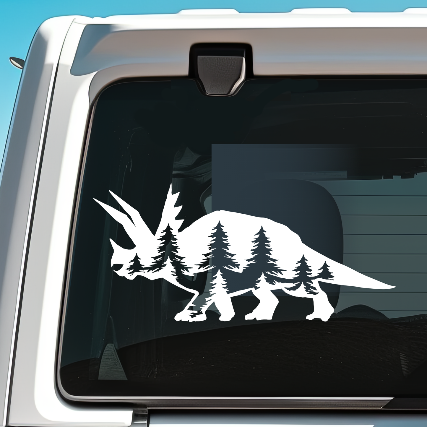 Triceratops Vinyl Decal