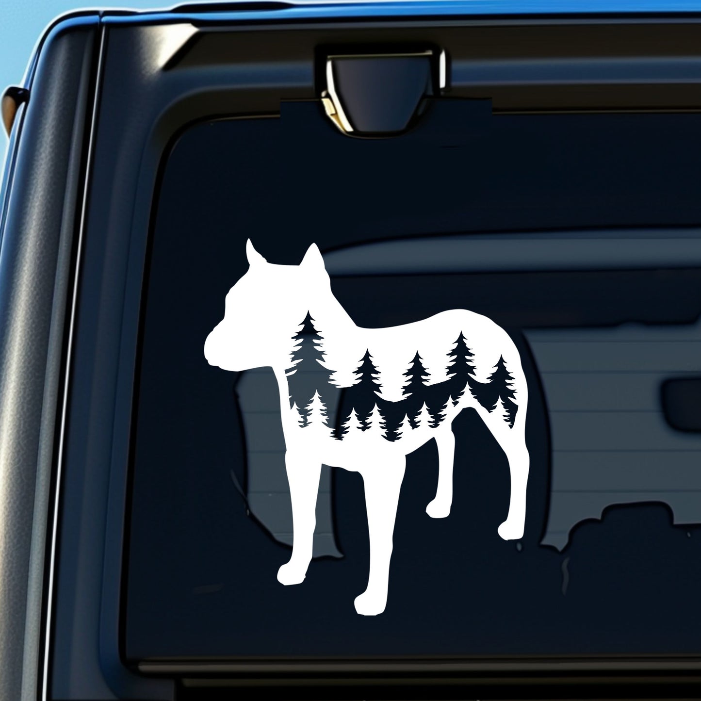 Pitbull Dog Vinyl Decal