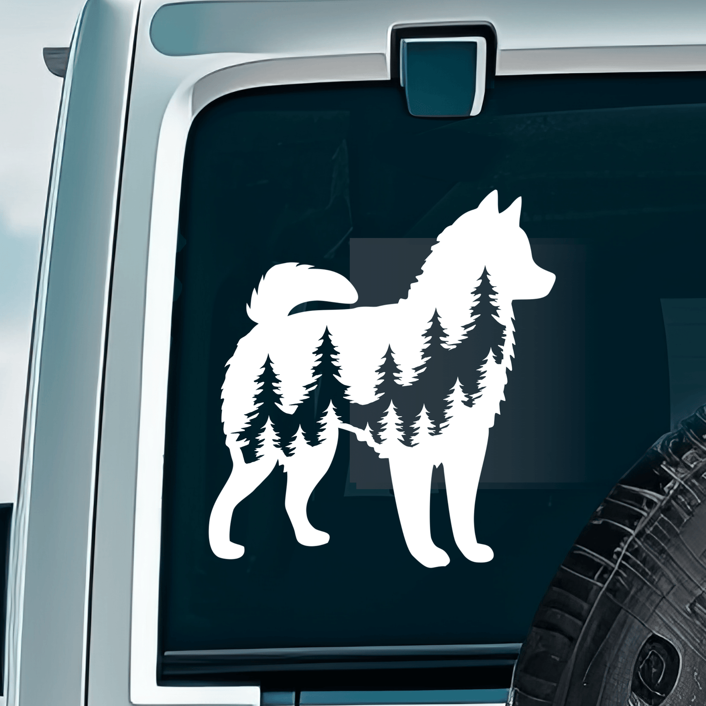 Husky Dog Vinyl Decal