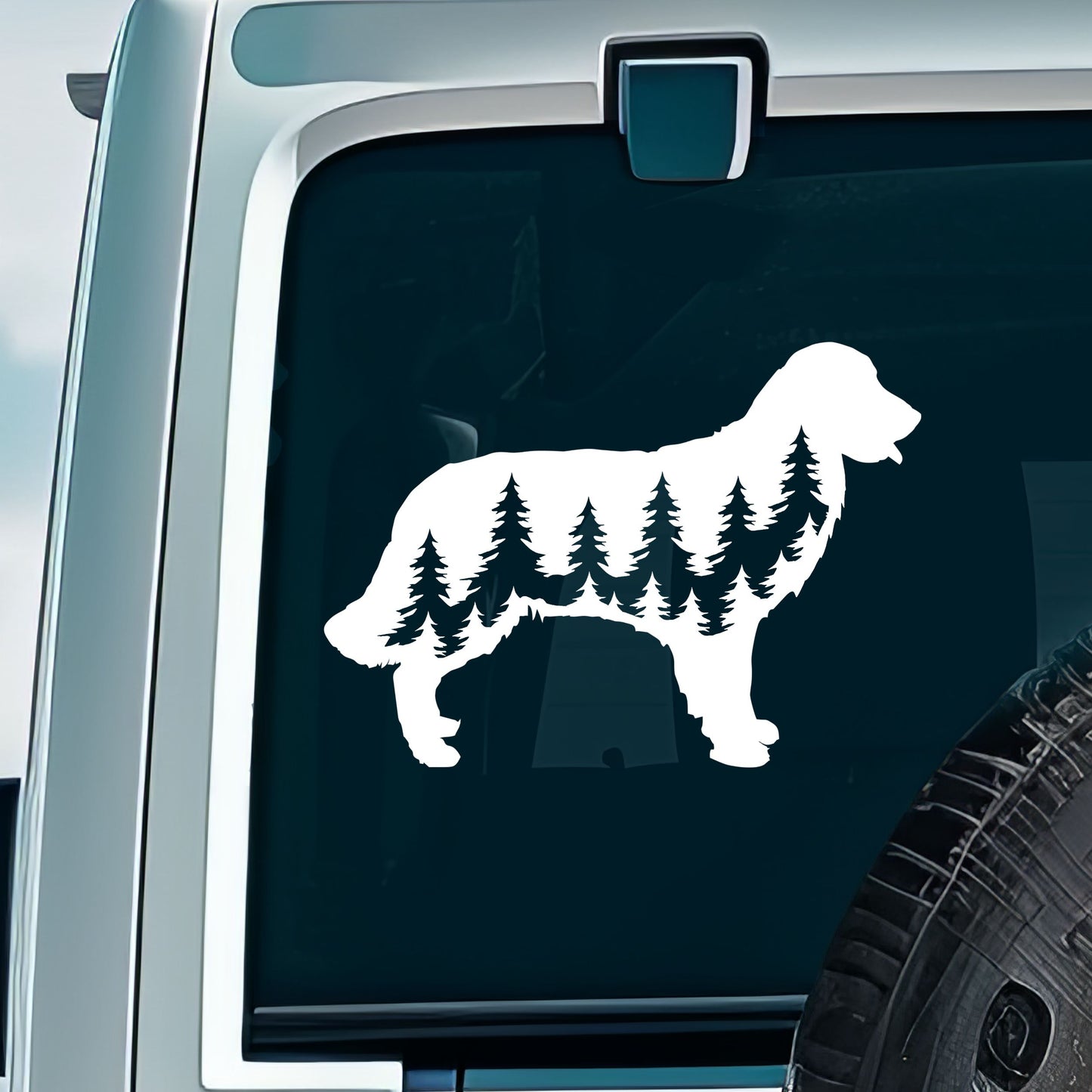 Golden Retriever Dog Vinyl Decal