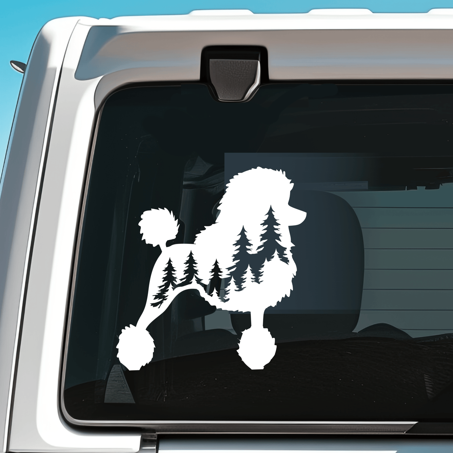 Poodle Dog Vinyl Decal