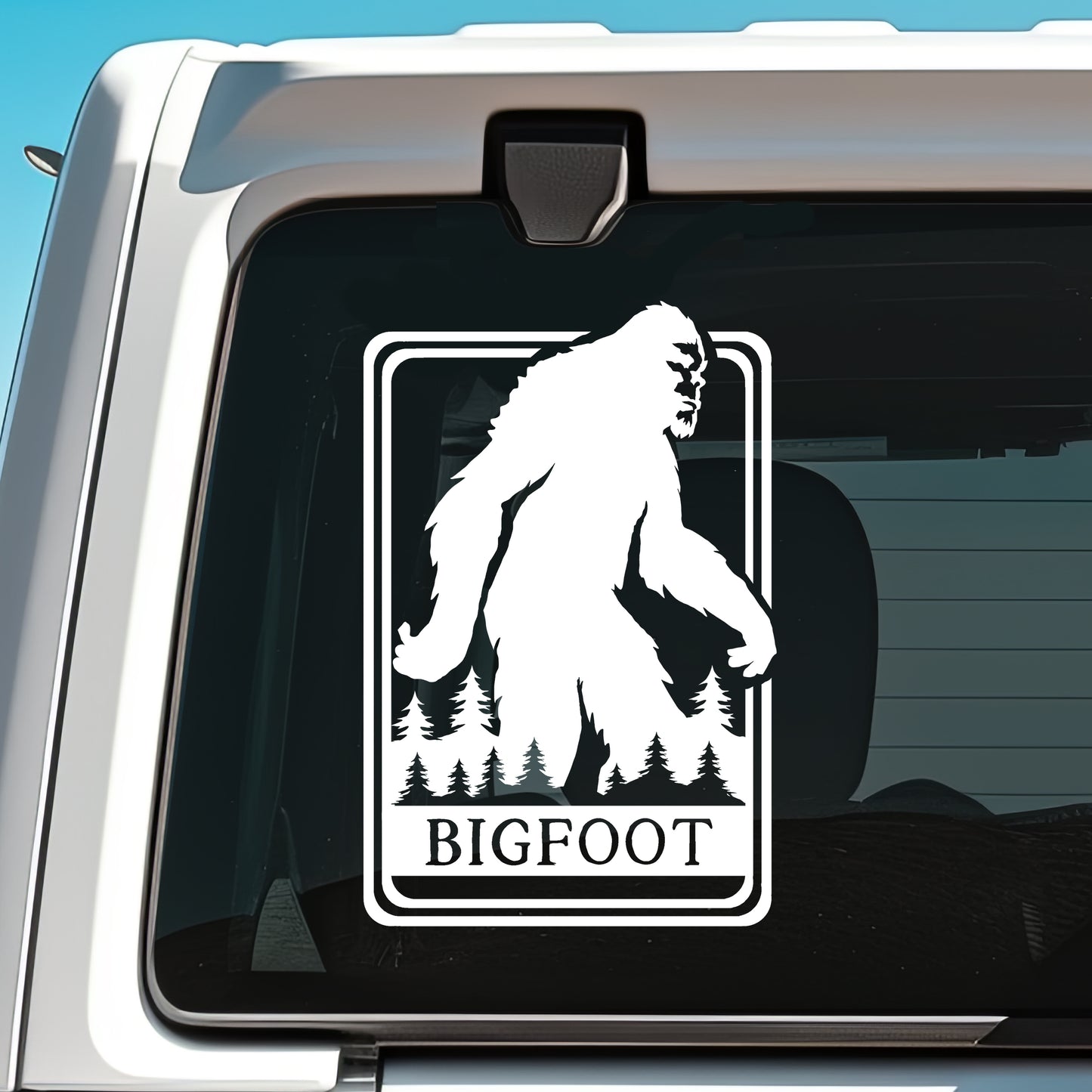 Bigfoot Cryptid Vinyl Decal