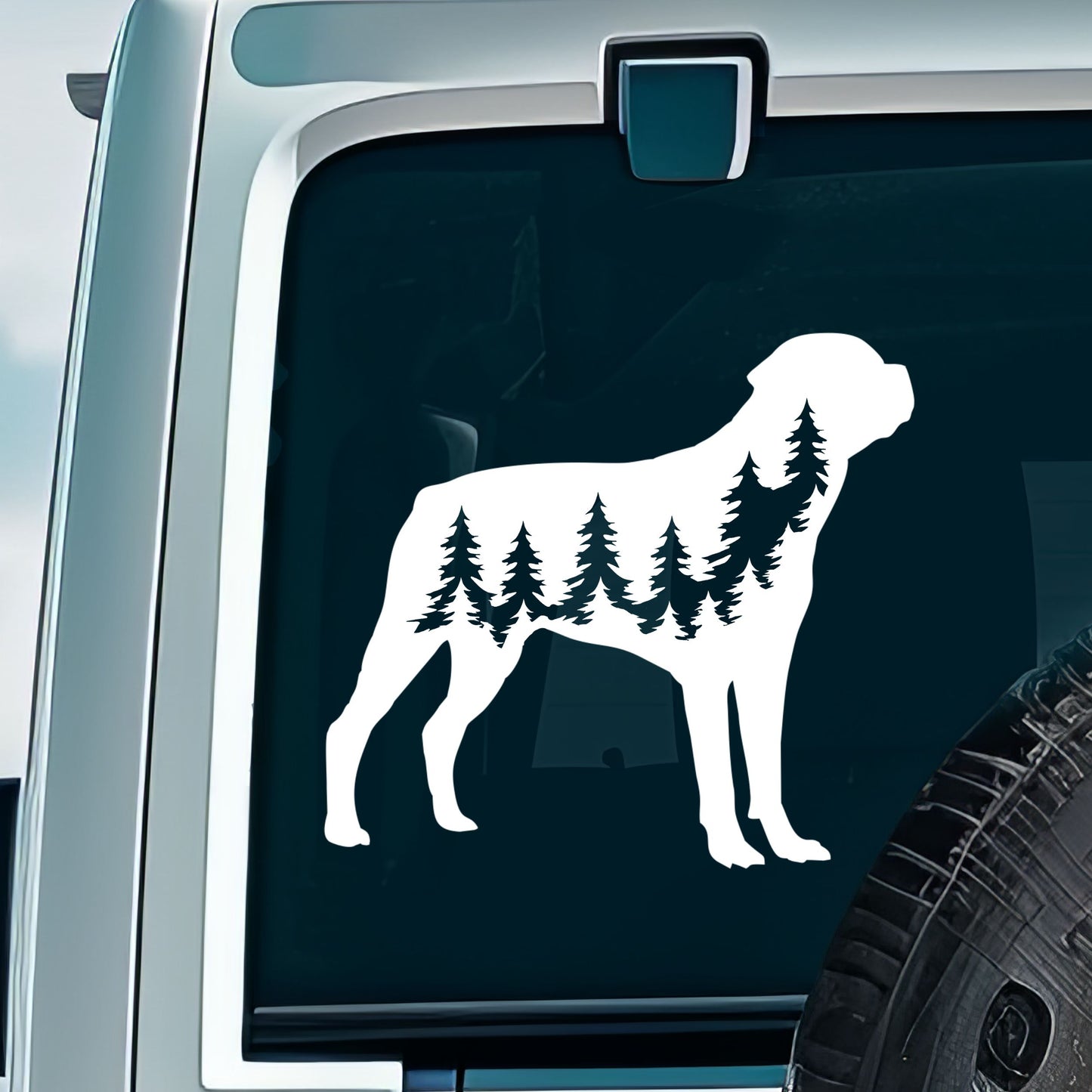 Rottweiler Dog Vinyl Decal