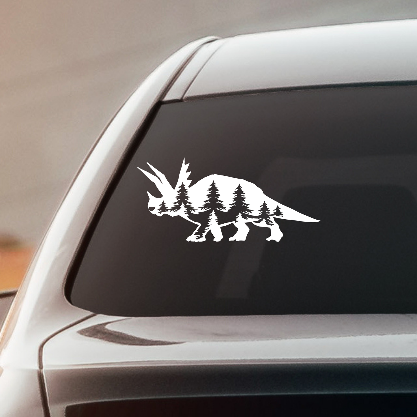 Triceratops Vinyl Decal