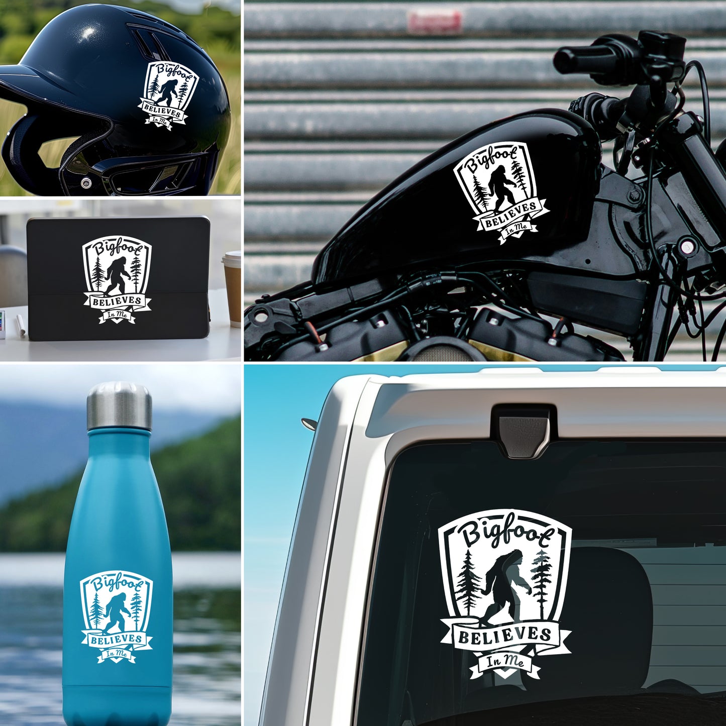 Bigfoot Cryptid Vinyl Decal