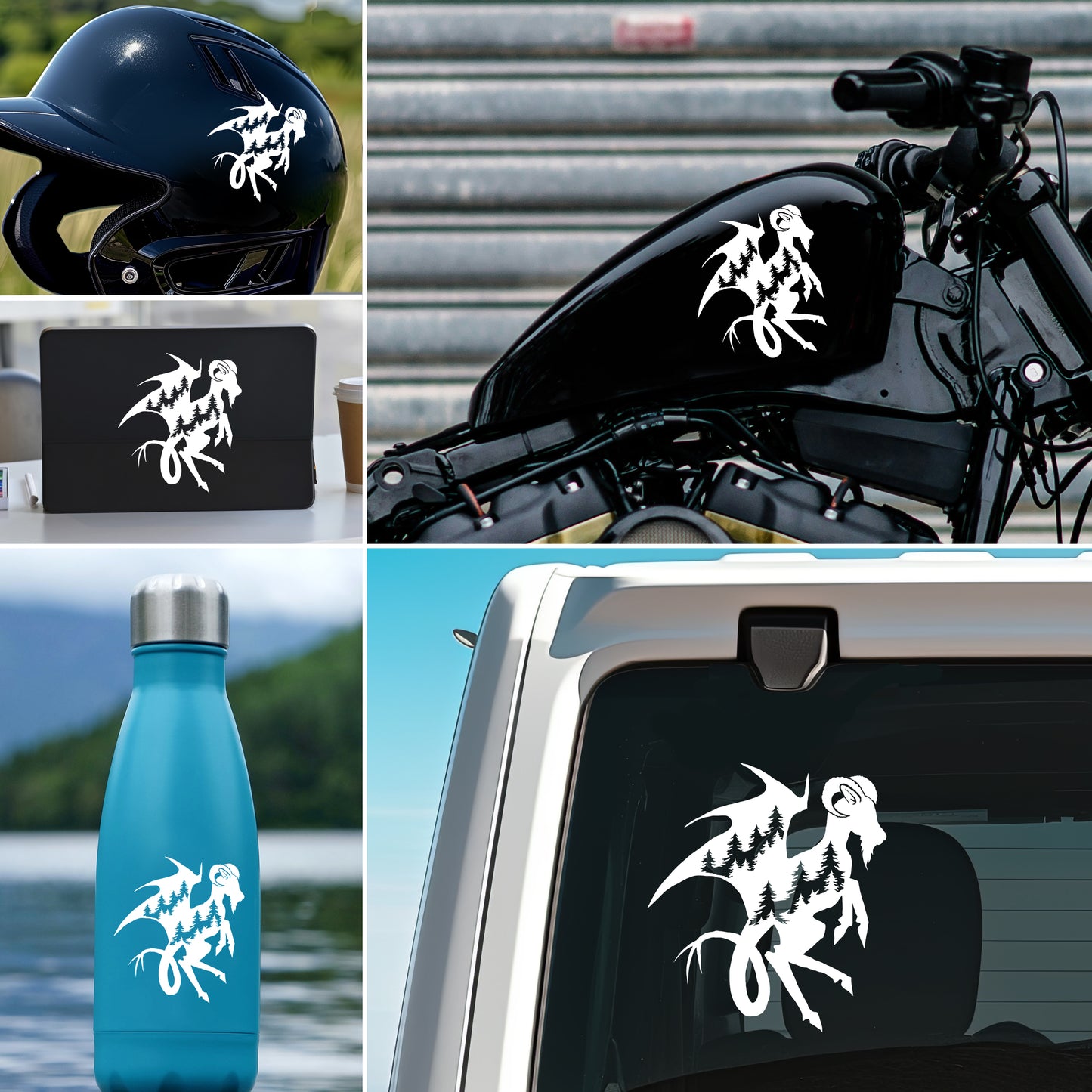 Jersey Devil Cryptid Vinyl Decal