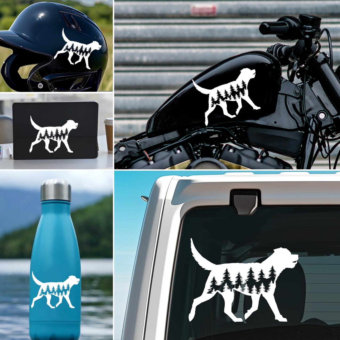 Running Rottweiler Dog Vinyl Decal