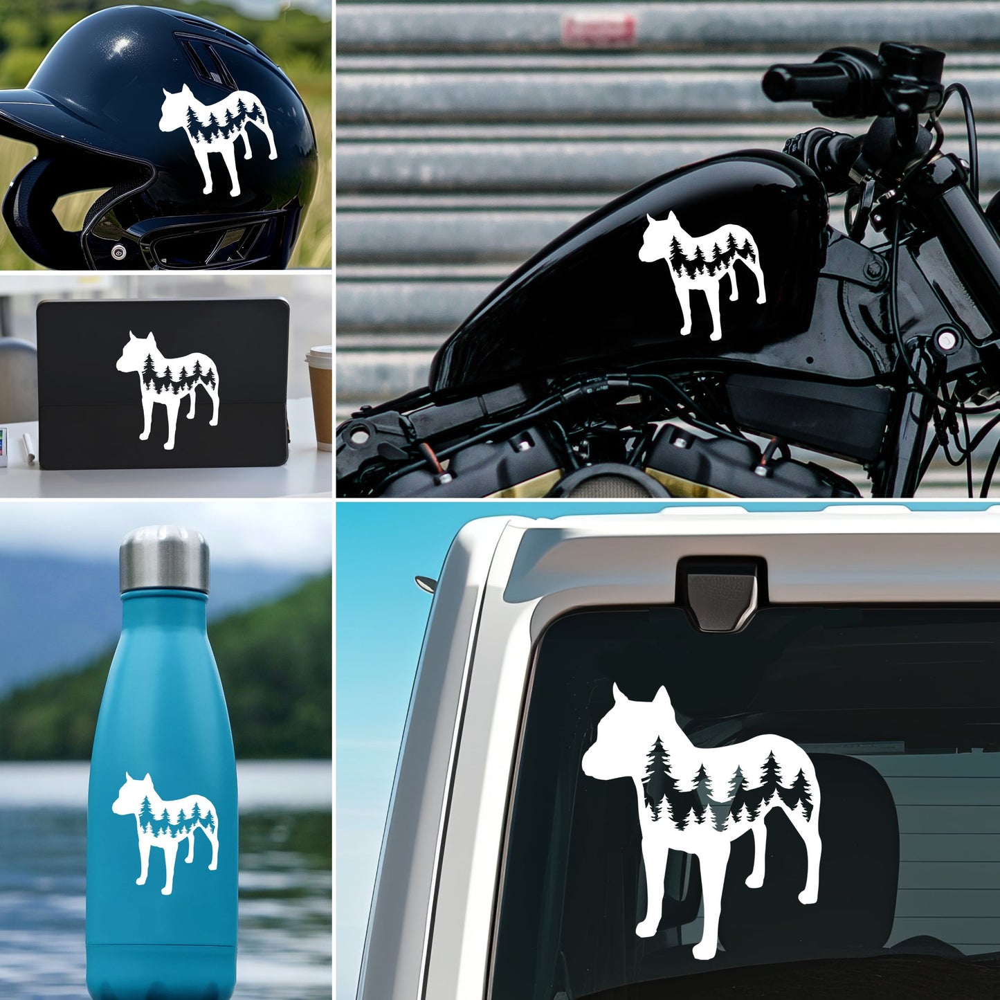 Pitbull Dog Vinyl Decal