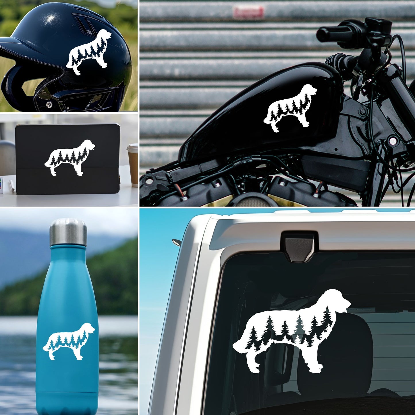 Golden Retriever Dog Vinyl Decal