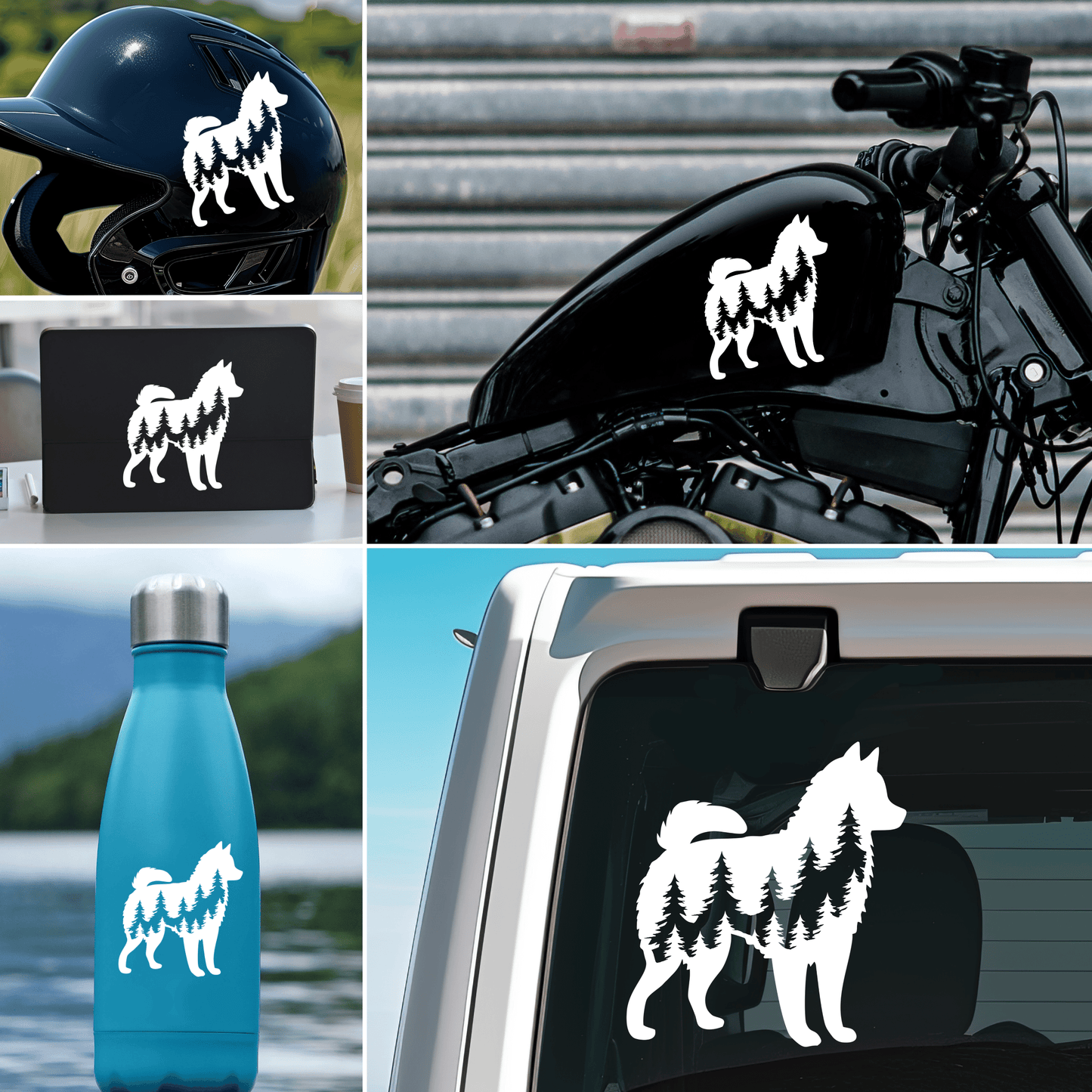 Husky Dog Vinyl Decal