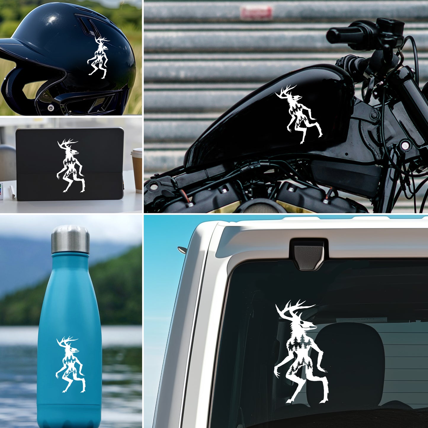 Wendigo Cryptid Vinyl Decal