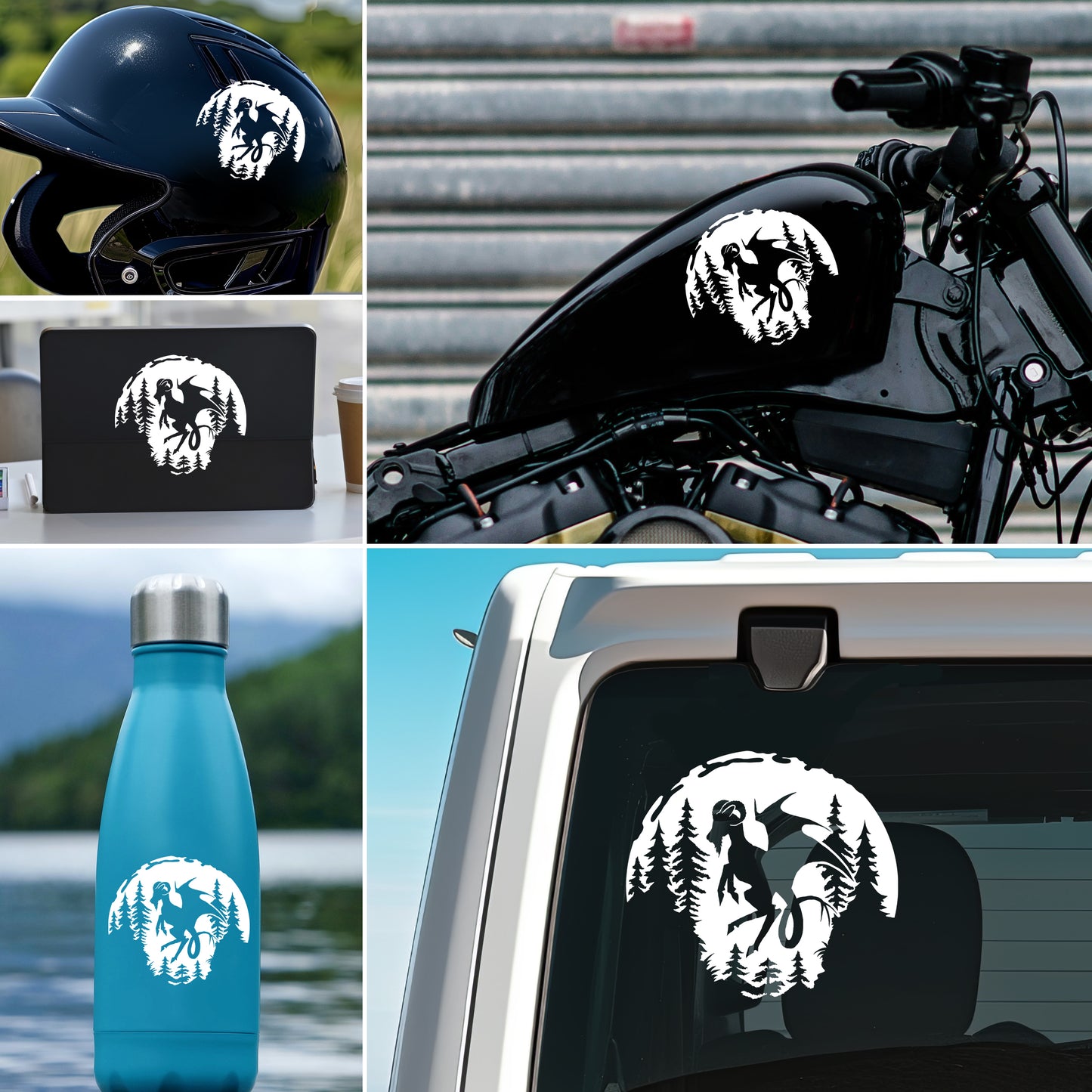 Jersey Devil Cryptid Vinyl Decal
