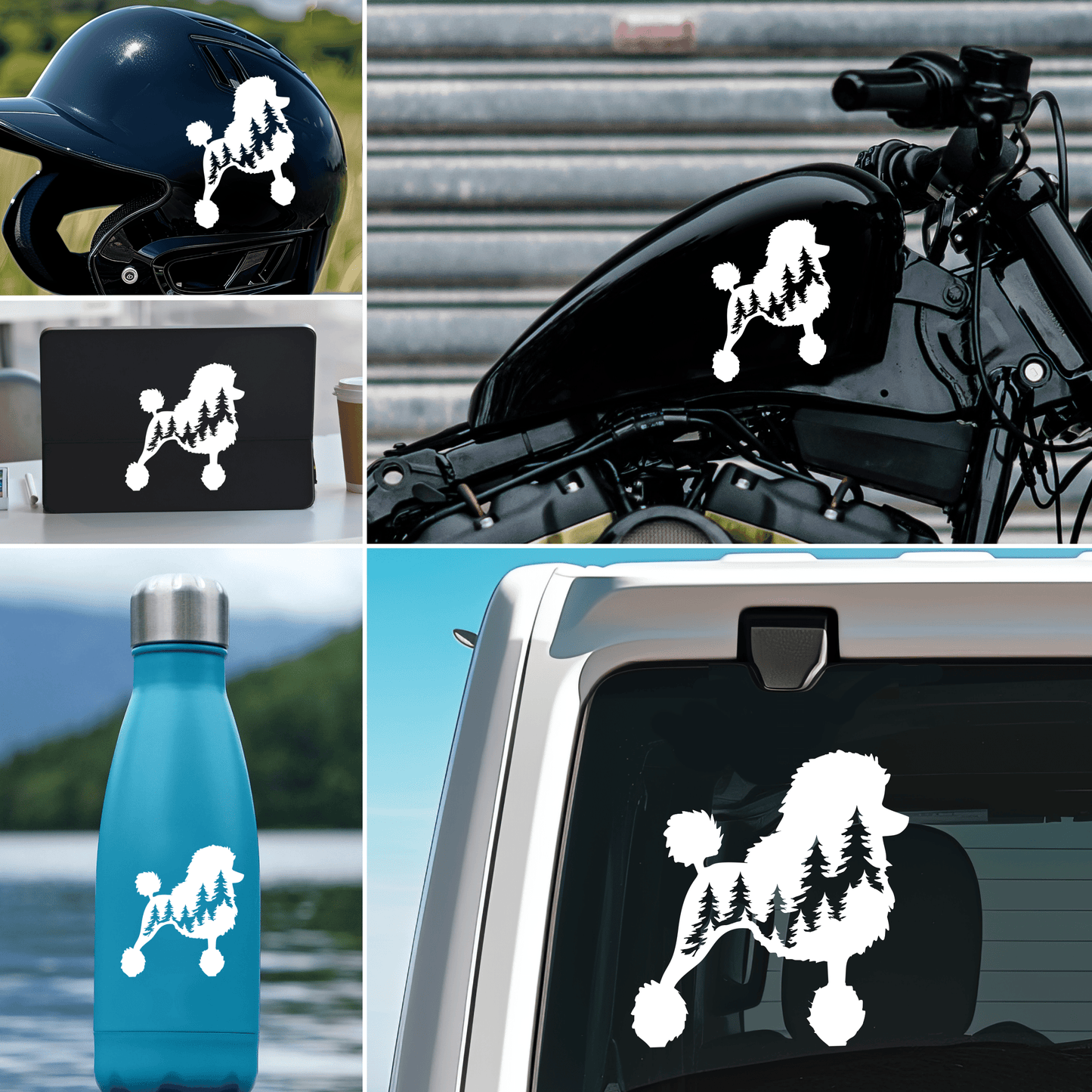 Poodle Dog Vinyl Decal