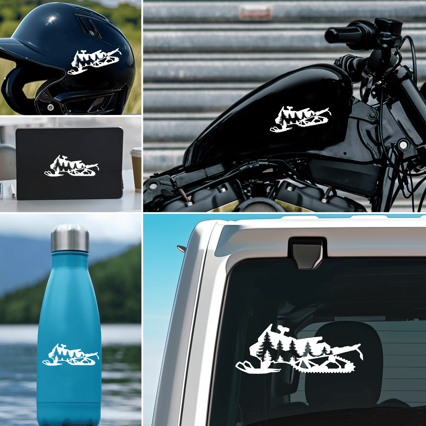 Snowmobile Vinyl Decal