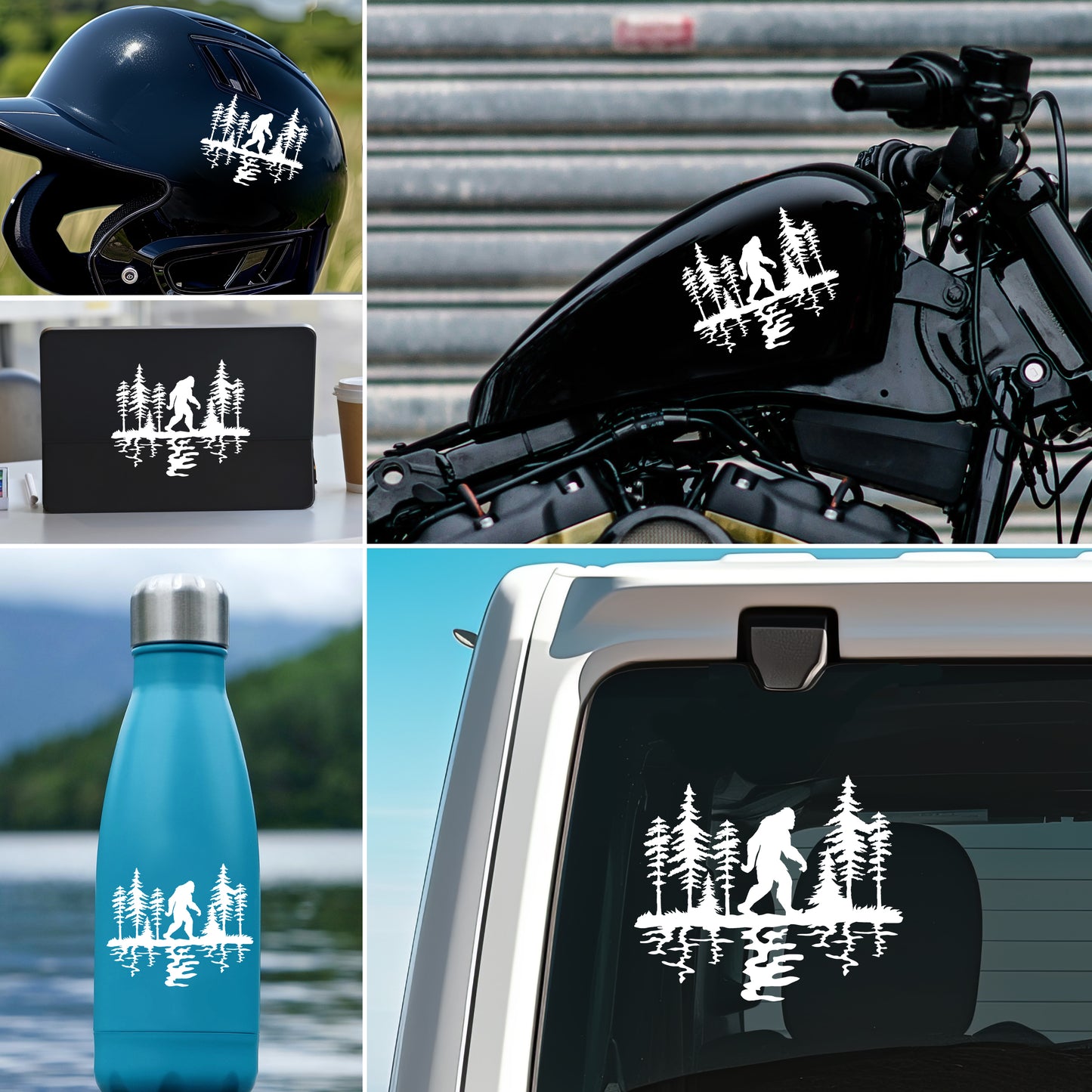 Bigfoot Cryptid Vinyl Decal