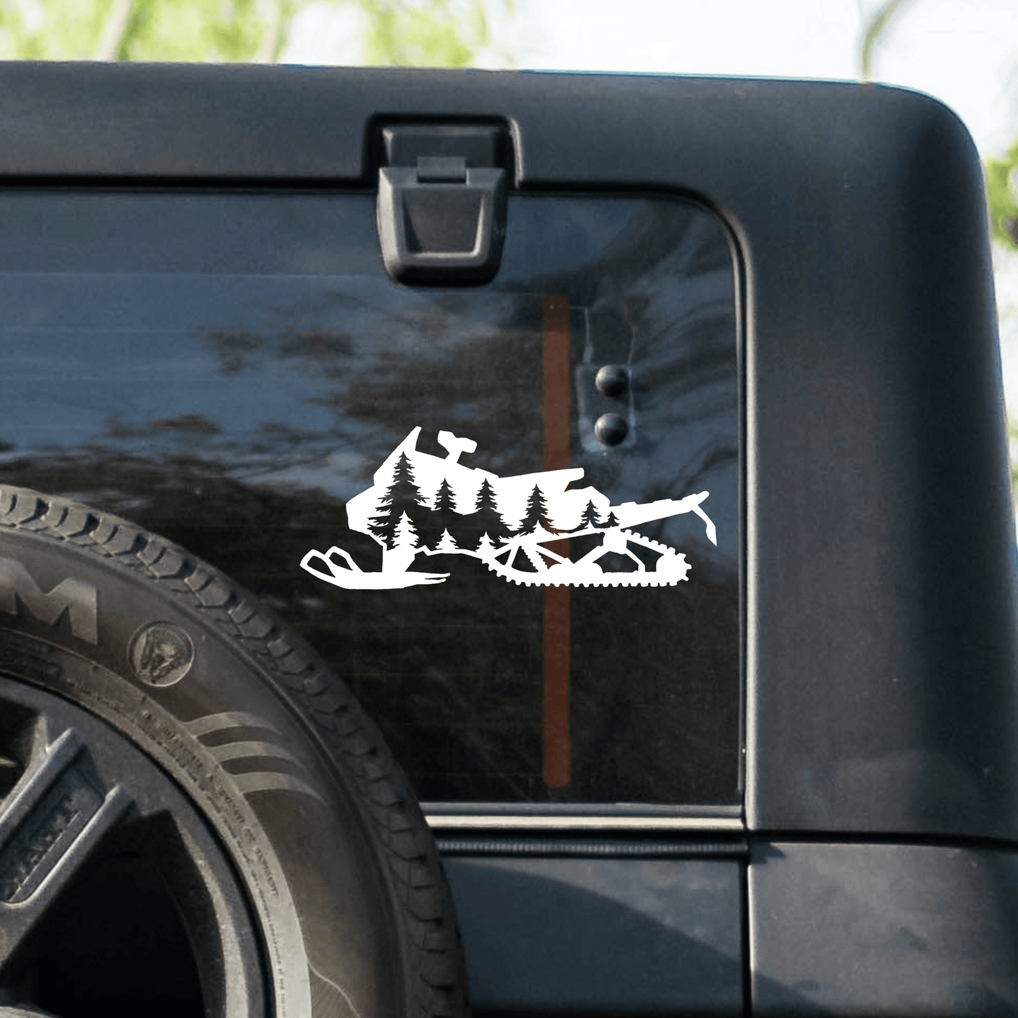 Snowmobile Vinyl Decal