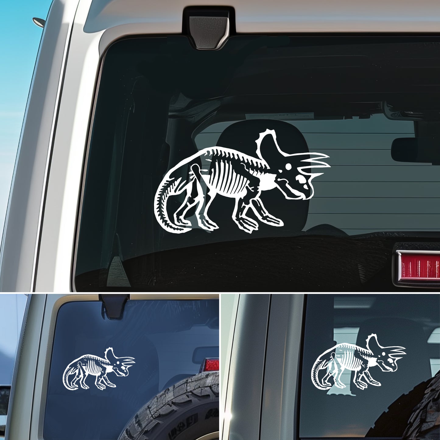 Triceratops Vinyl Decal