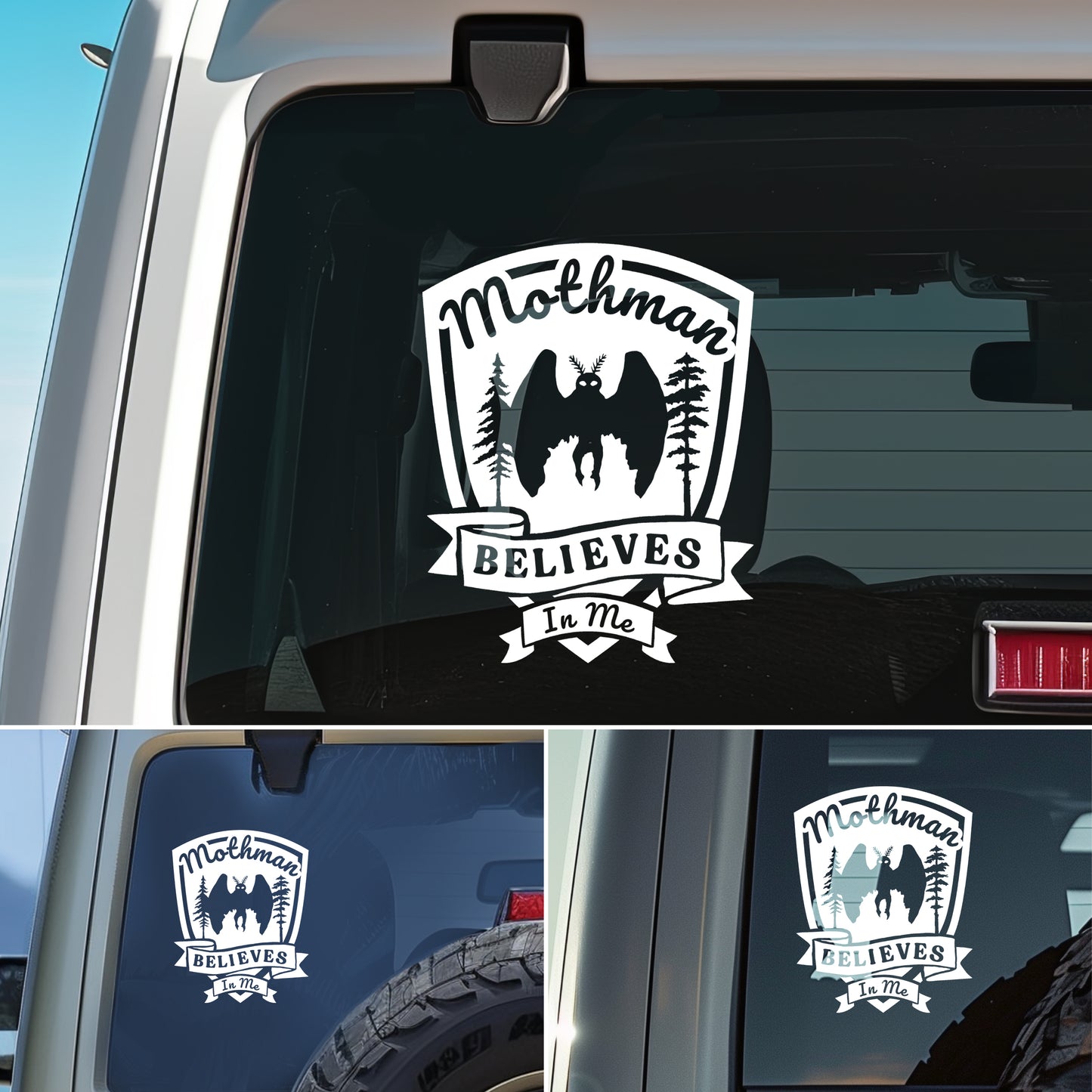 Mothman Cryptid Vinyl Decal