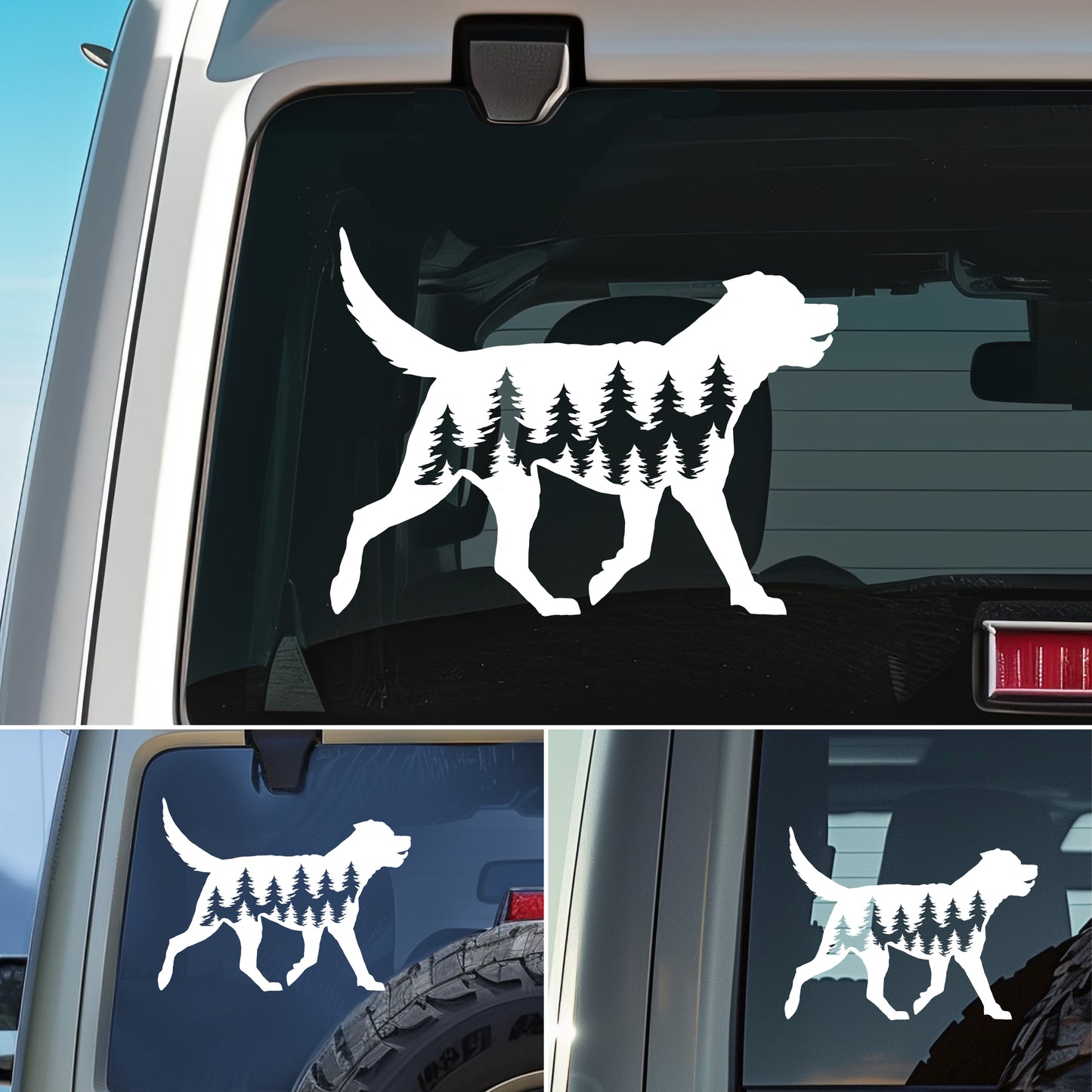 Running Rottweiler Dog Vinyl Decal