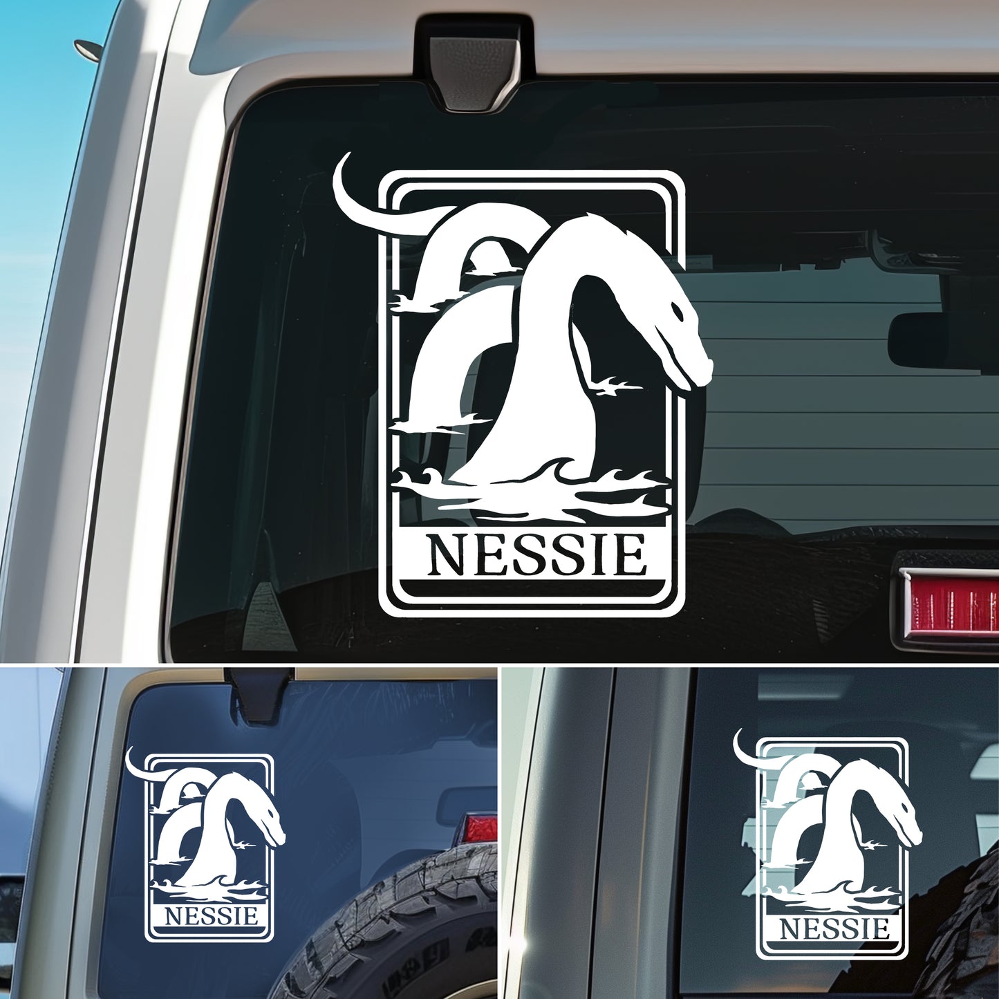 Nessie Cryptid Vinyl Decal