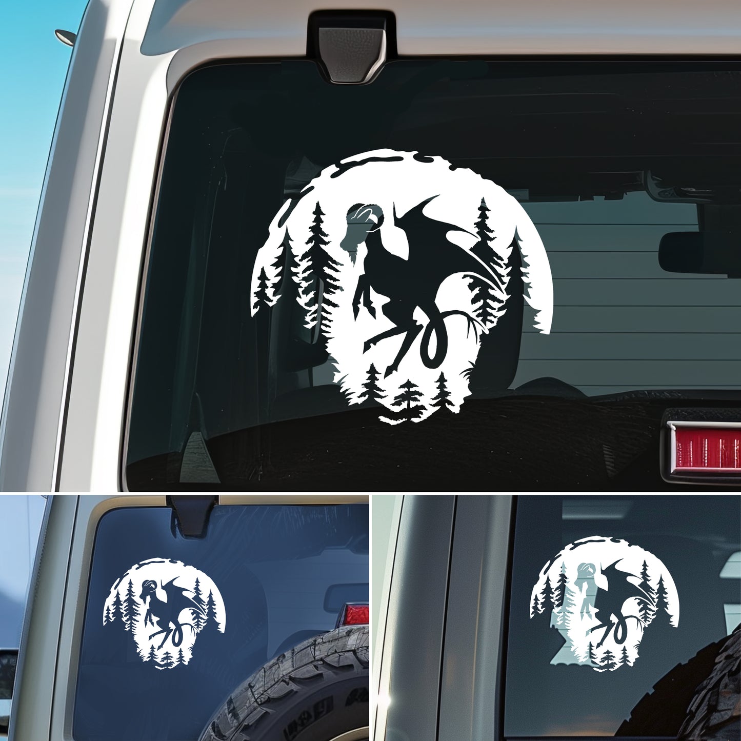 Jersey Devil Cryptid Vinyl Decal