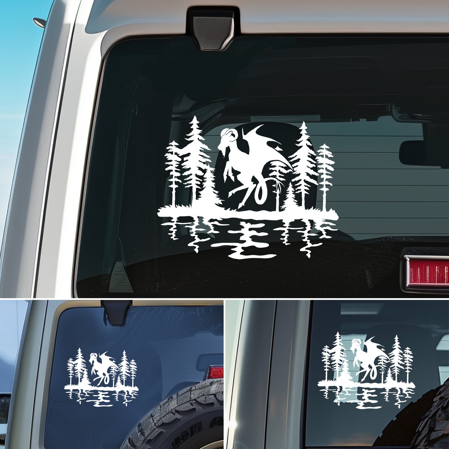 Jersey Devil Cryptid Vinyl Decal