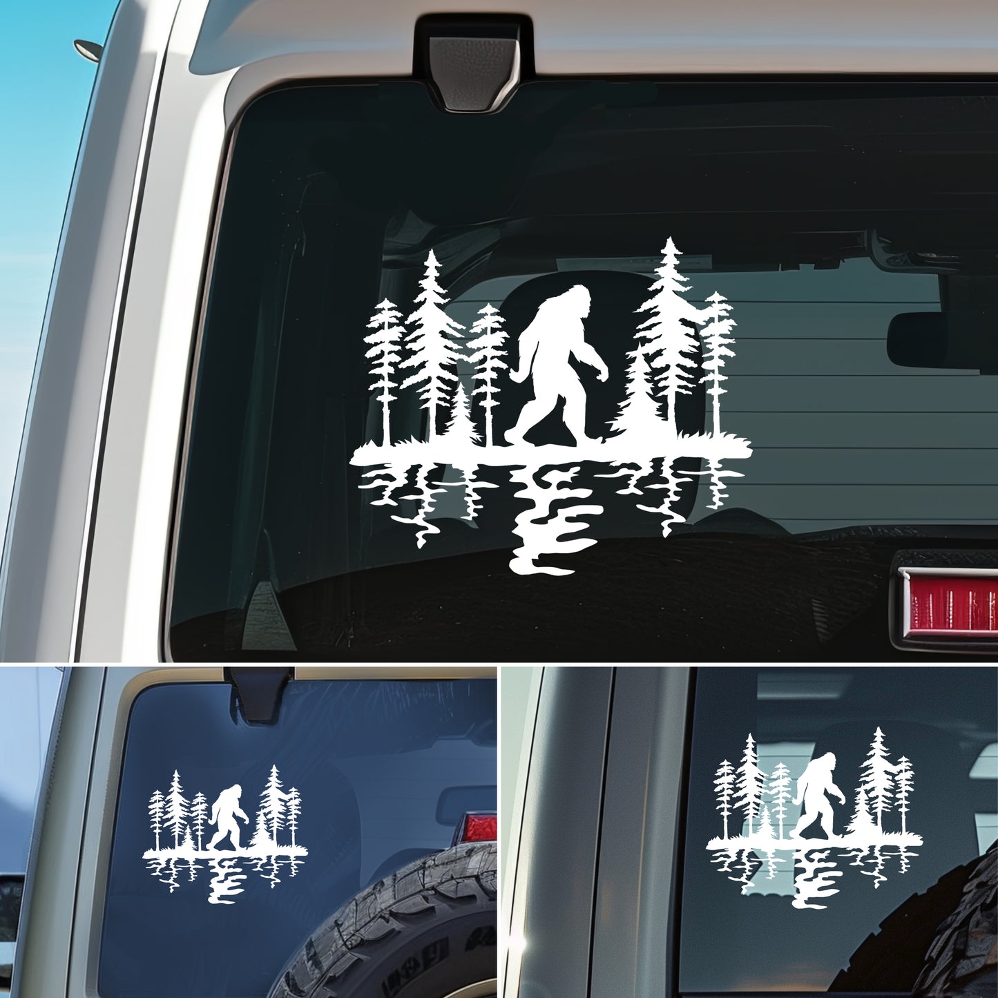 Bigfoot Cryptid Vinyl Decal