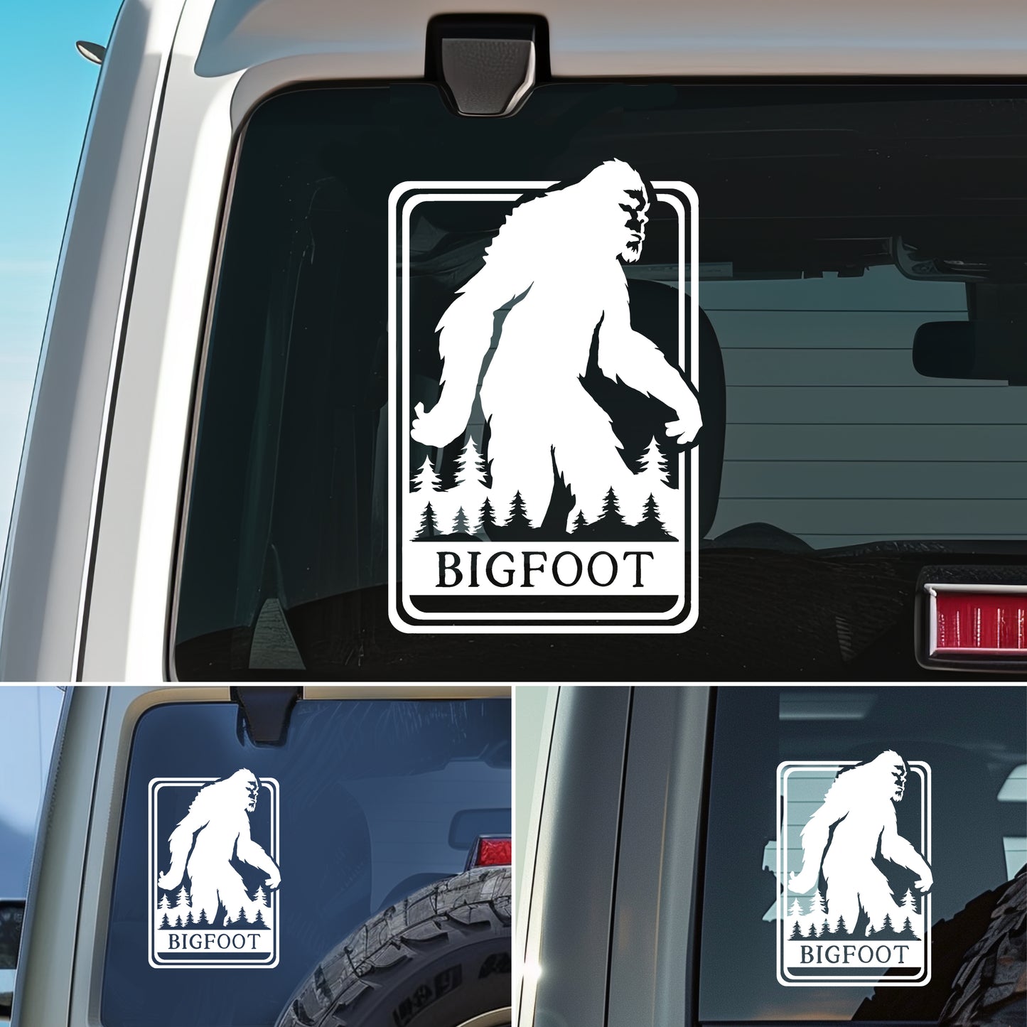 Bigfoot Cryptid Vinyl Decal