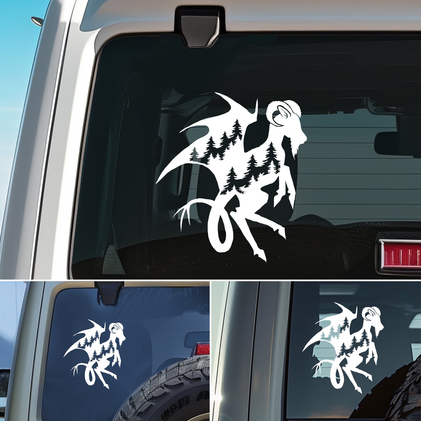Jersey Devil Cryptid Vinyl Decal