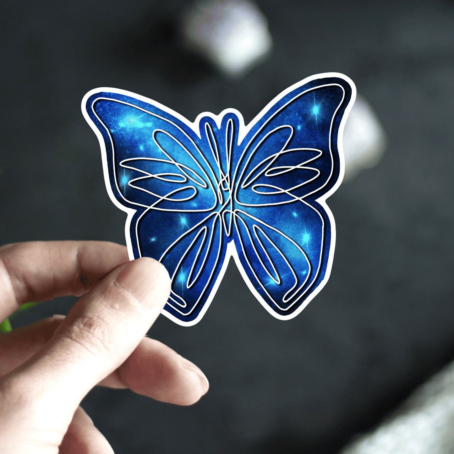 Galaxy Butterfly Sticker